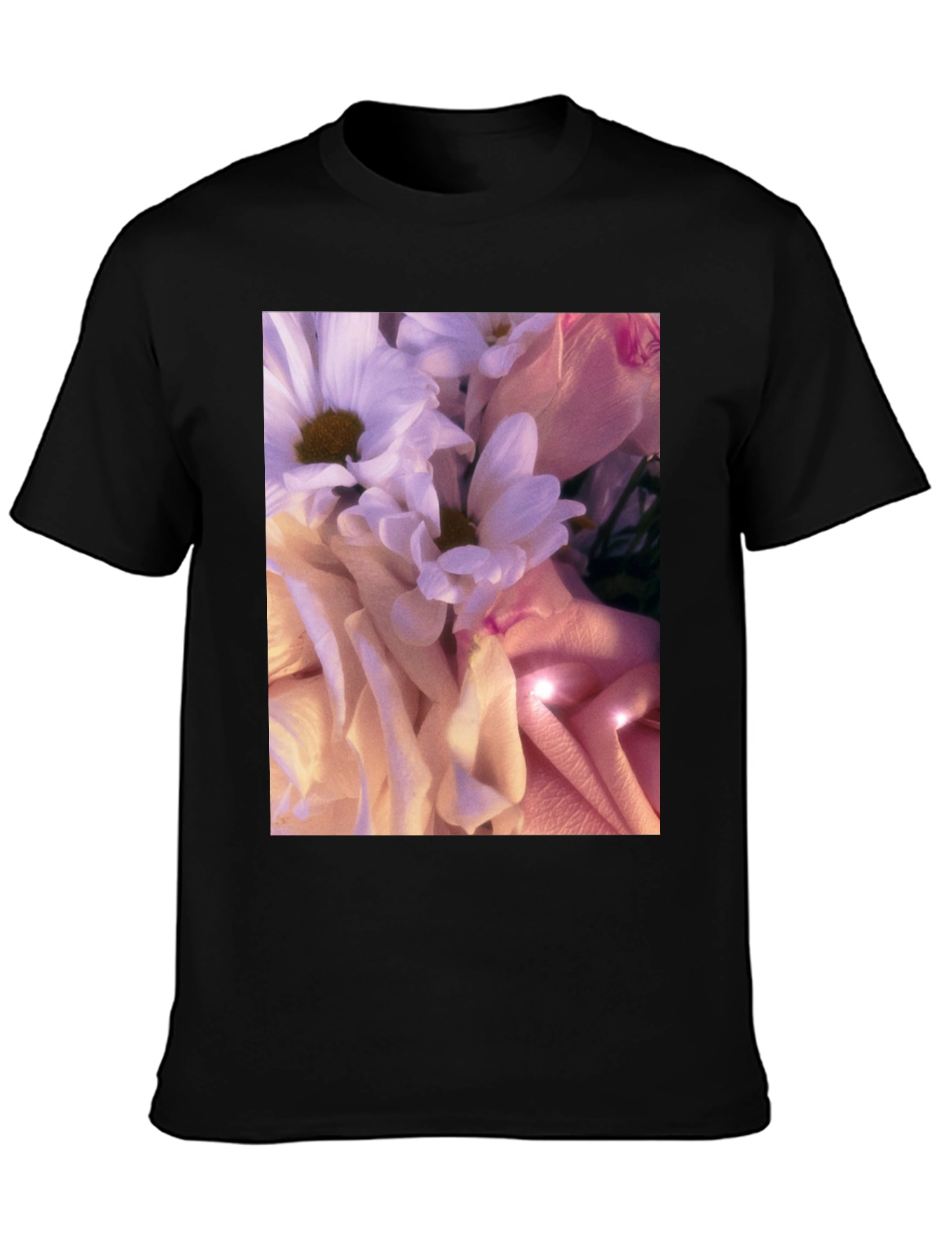 Floral Print T-Shirt - Stylish Soft Blossom Design