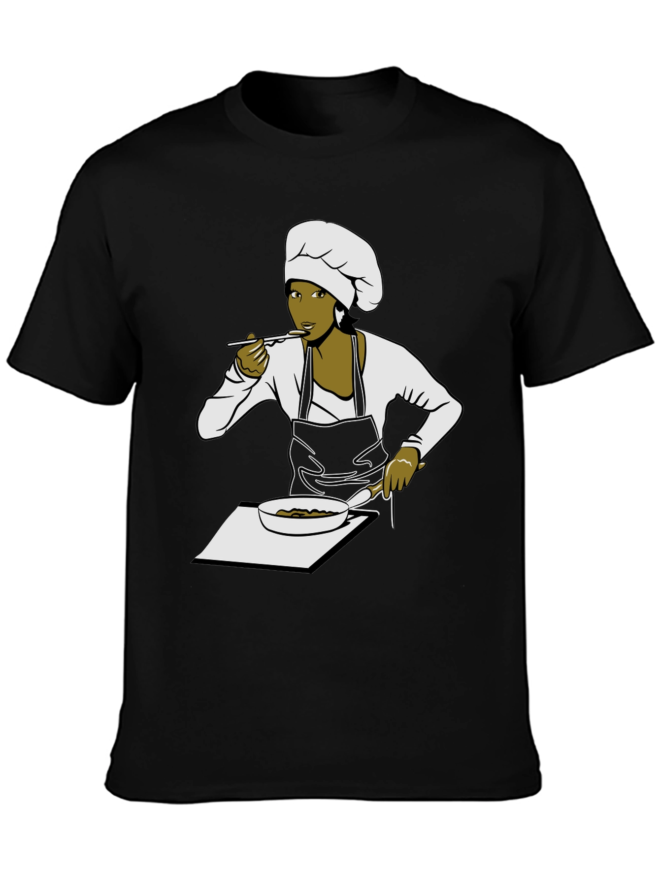 Chef Woman Graphic Tee - Foodie T-Shirt