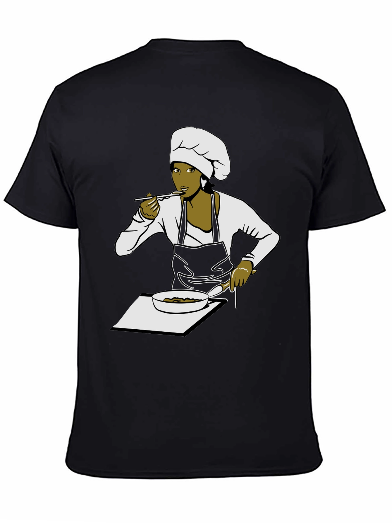 Chef Woman Graphic Tee - Foodie T-Shirt