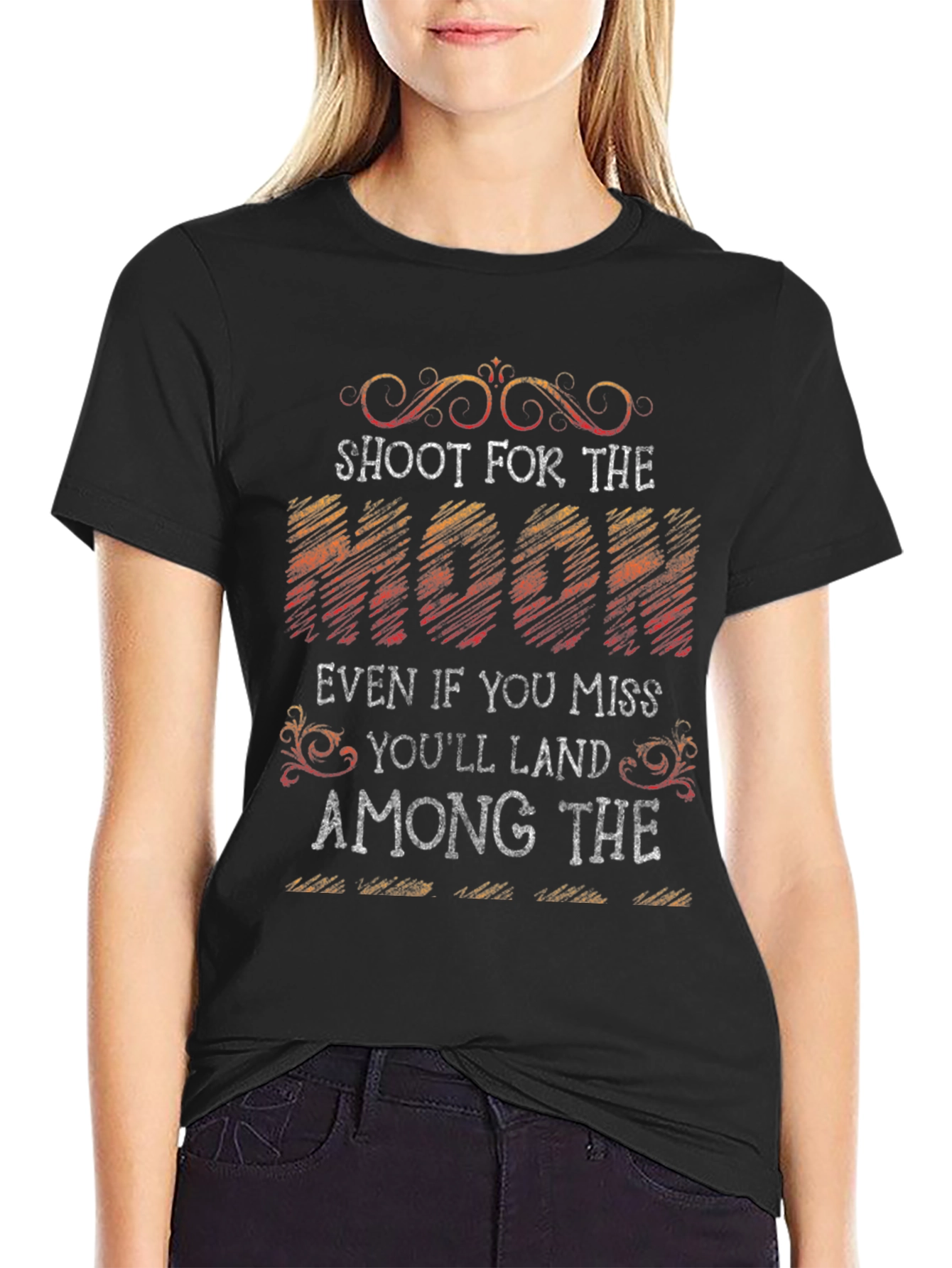 Shoot For The Moon Graphic T-Shirt