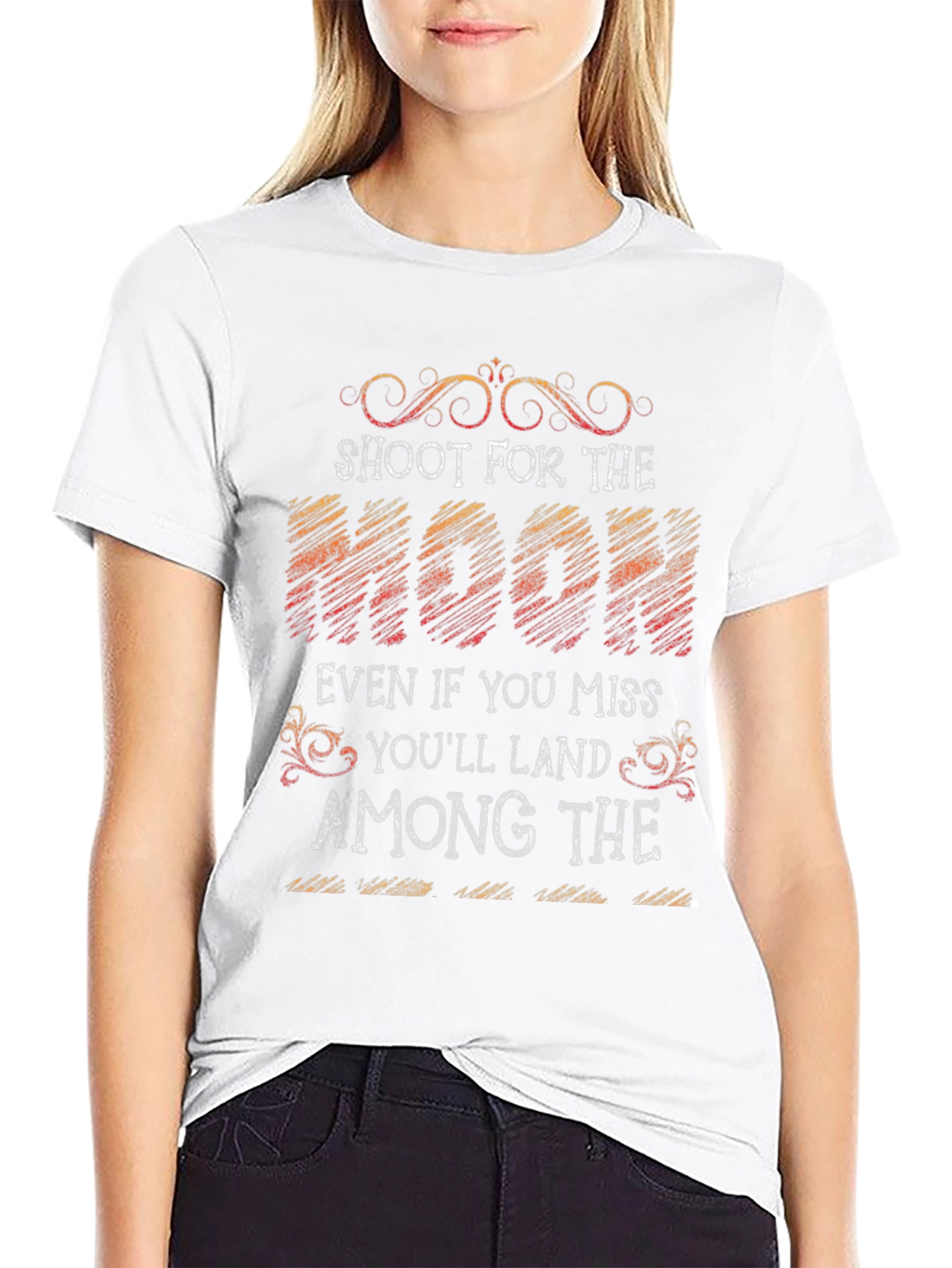Shoot For The Moon Graphic T-Shirt