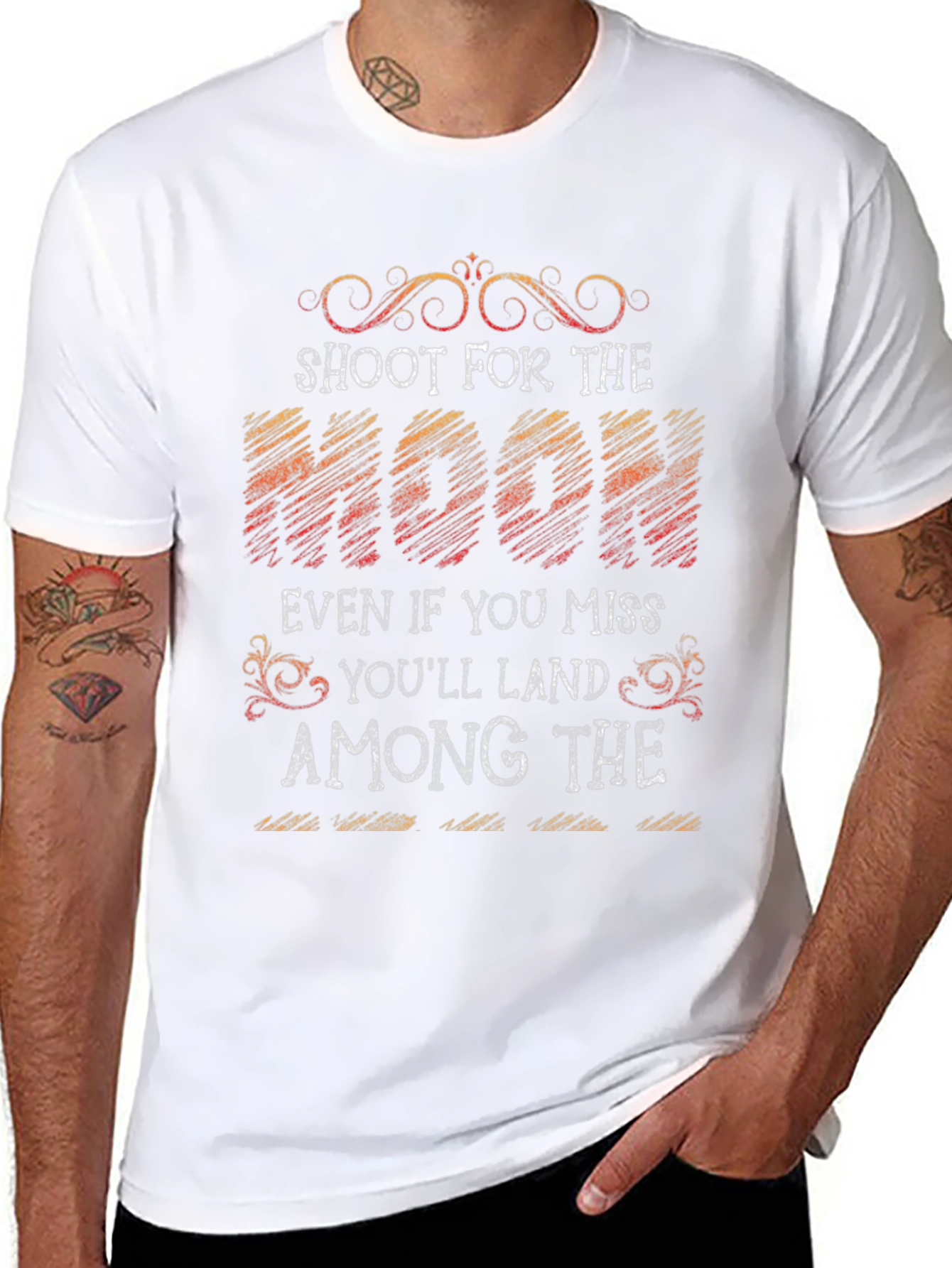 Shoot For The Moon Graphic T-Shirt