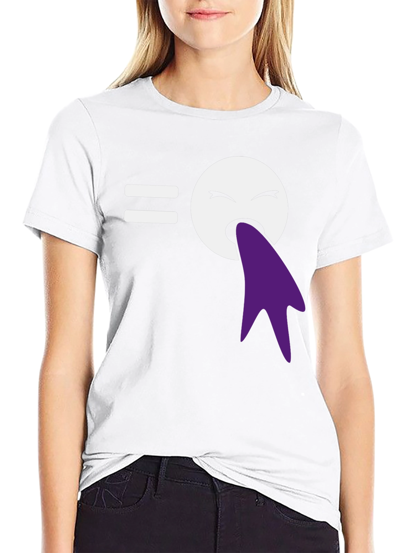 Funny Puking Emoji T-Shirt - Black Graphic Tee