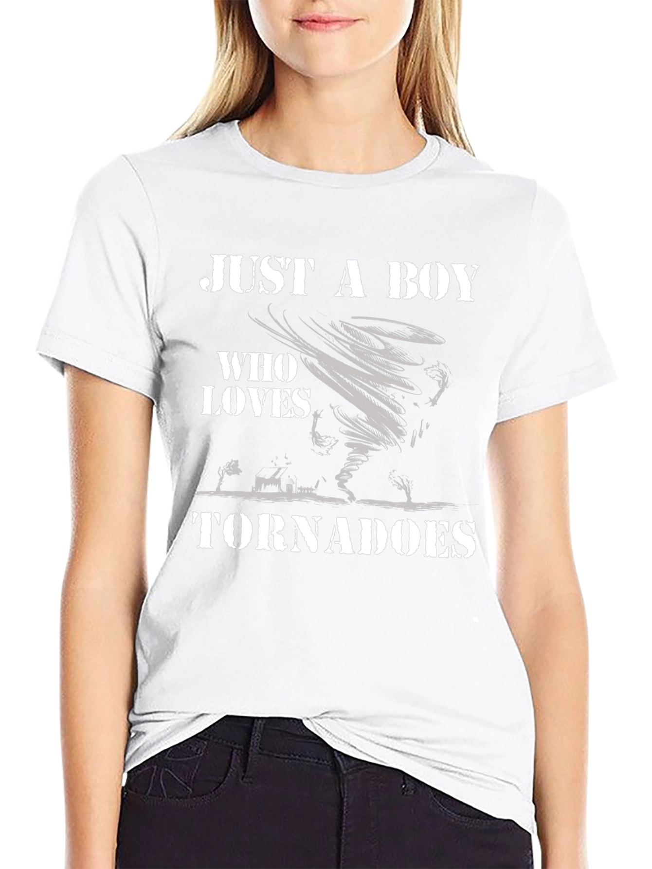 Just a Boy Who Loves Tornadoes T-Shirt