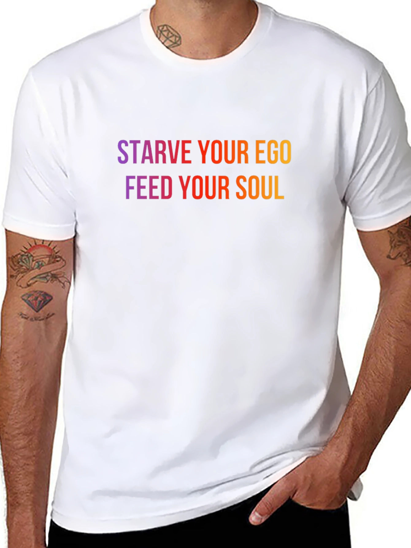 Starve Your Ego Feed Your Soul Graphic Tee