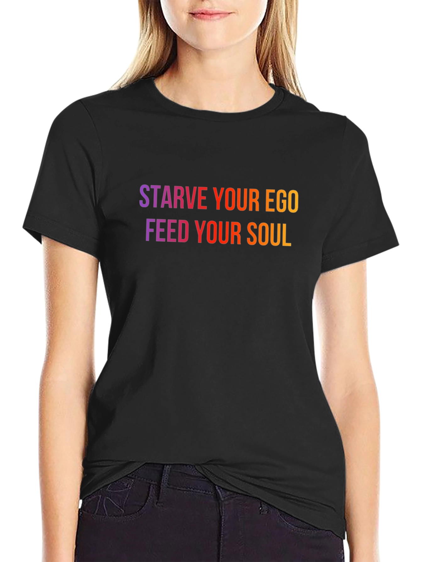 Starve Your Ego Feed Your Soul Graphic Tee