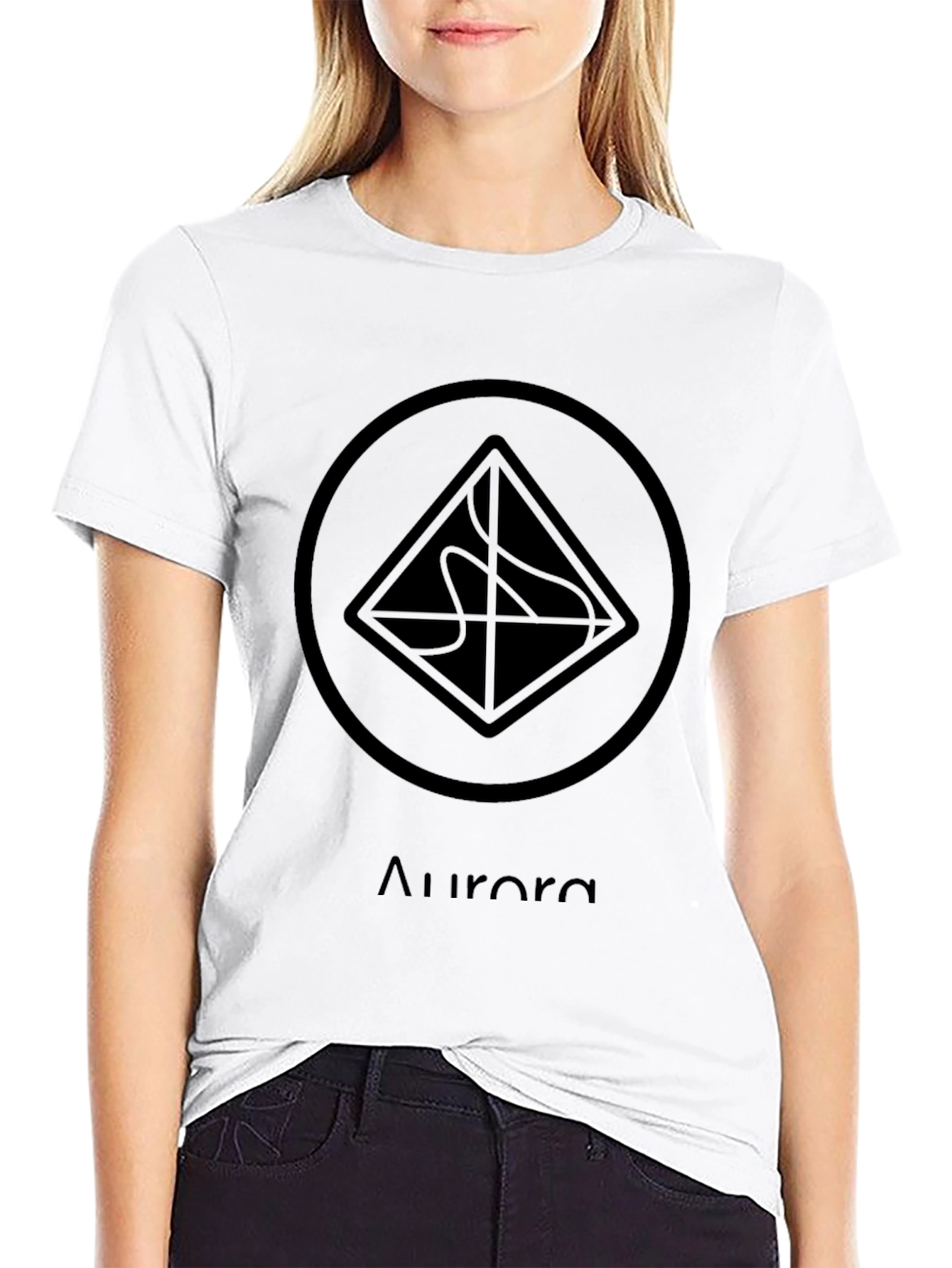 Aurora Graphic T-Shirt - Stylish Black Tee