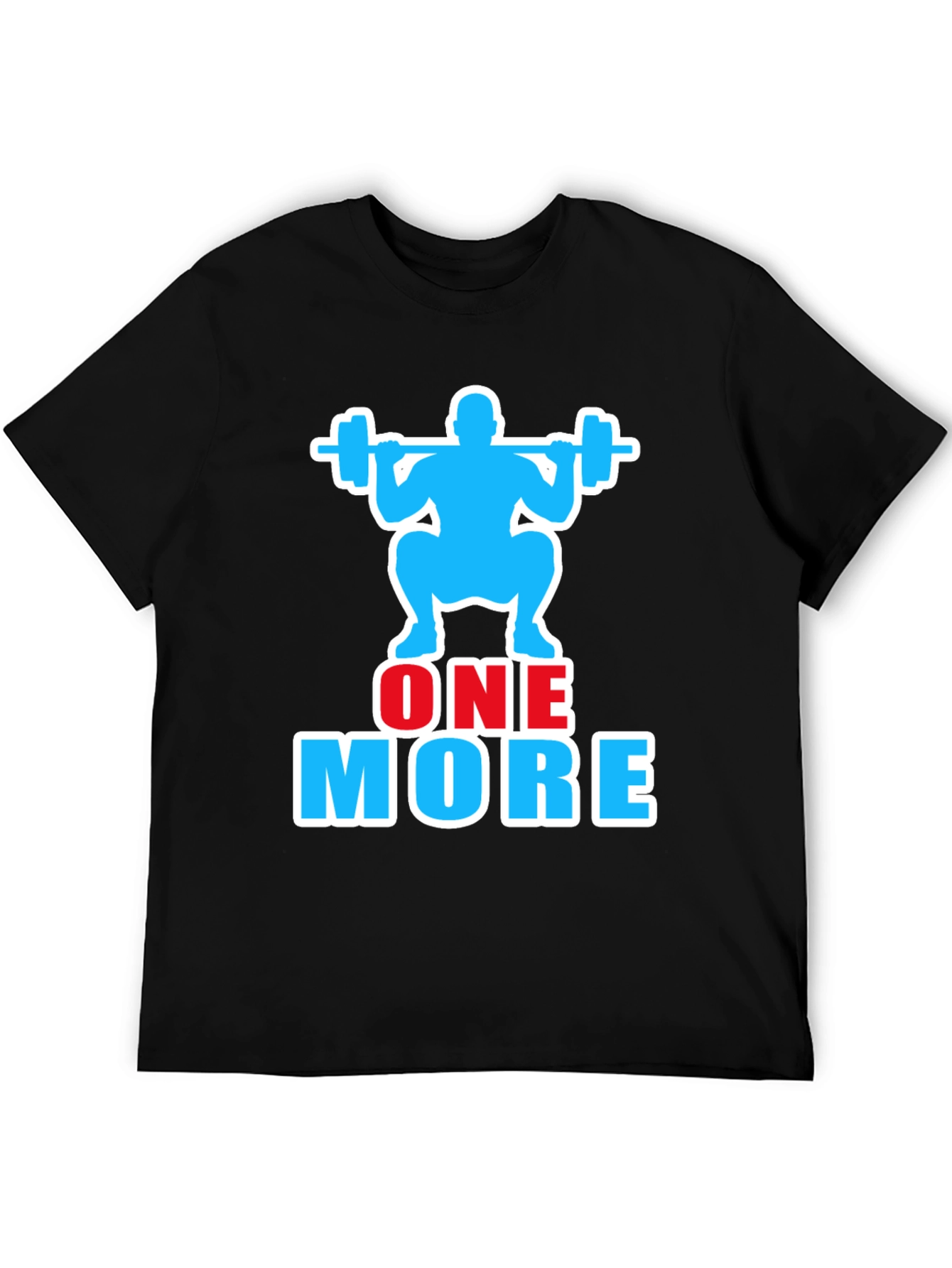 One More Rep Gym Workout Graphic T-Shirt