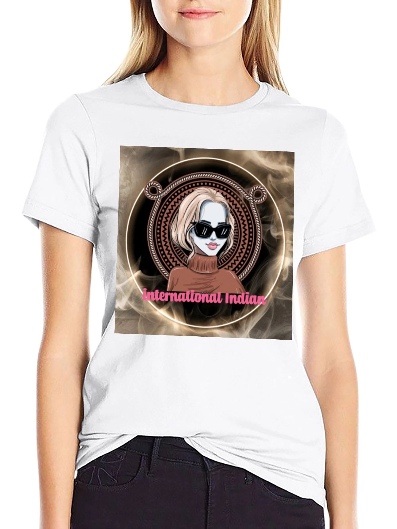 International Indian Graphic T-Shirt