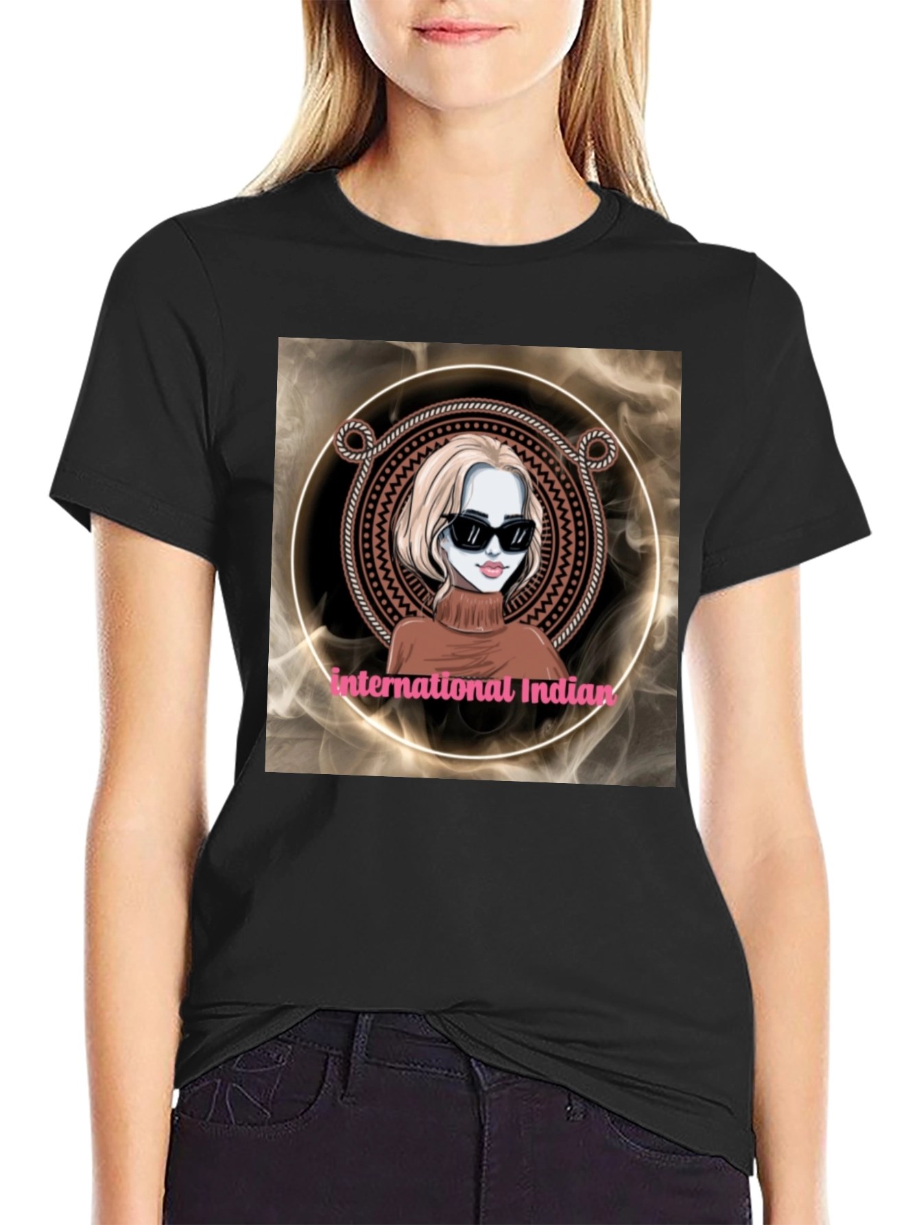 International Indian Graphic T-Shirt