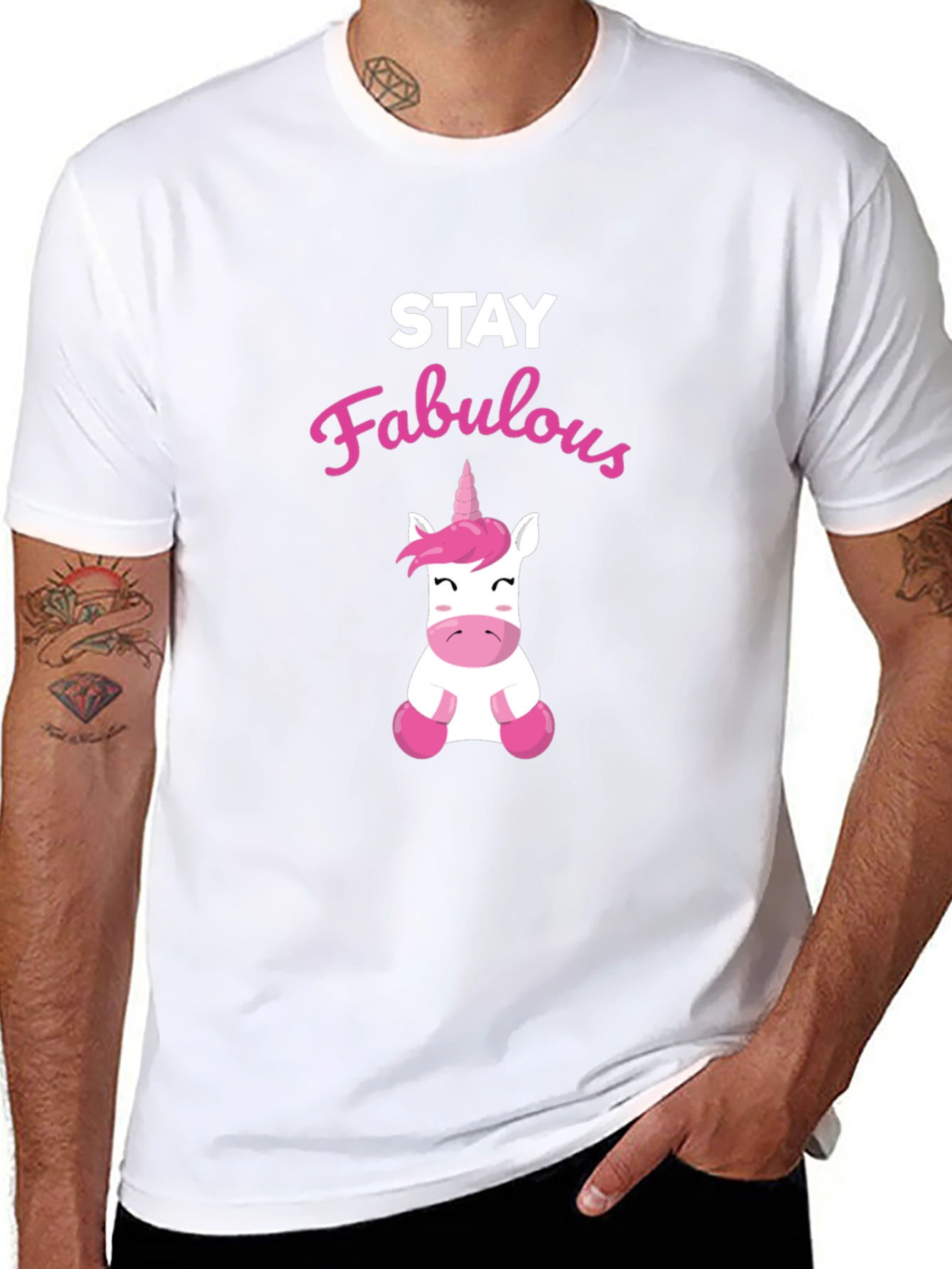 Stay Fabulous Unicorn Graphic Tee