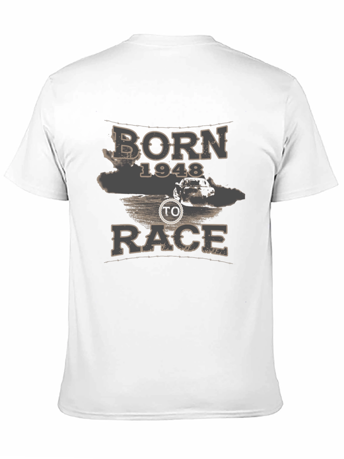 Born 1948 To Race Graphic Tee