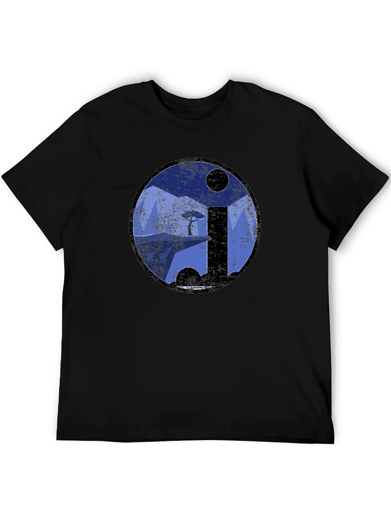 Yin Yang Landscape T-Shirt - Artistic Balance