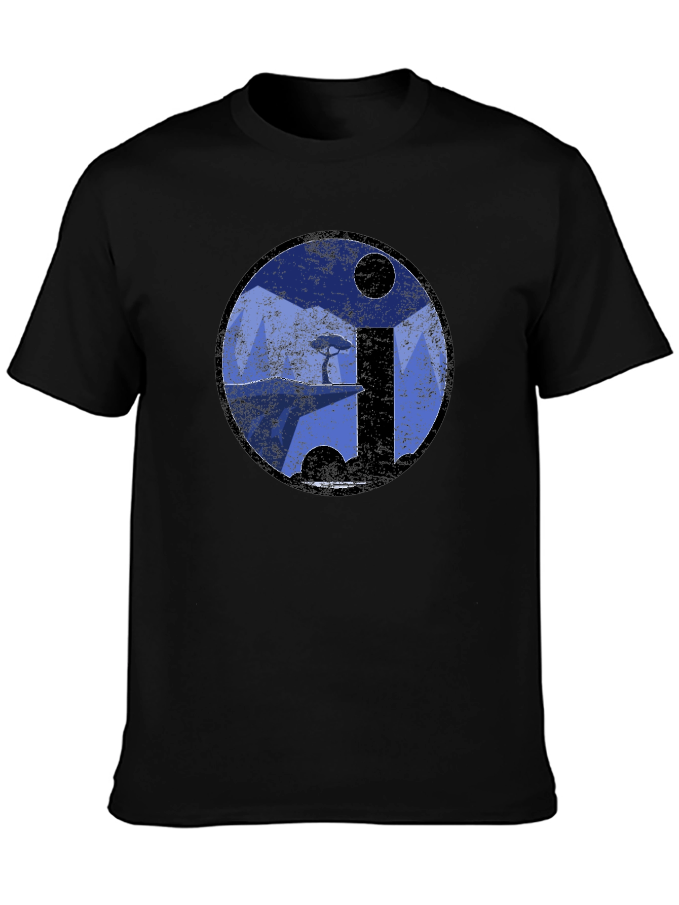 Yin Yang Landscape T-Shirt - Artistic Balance
