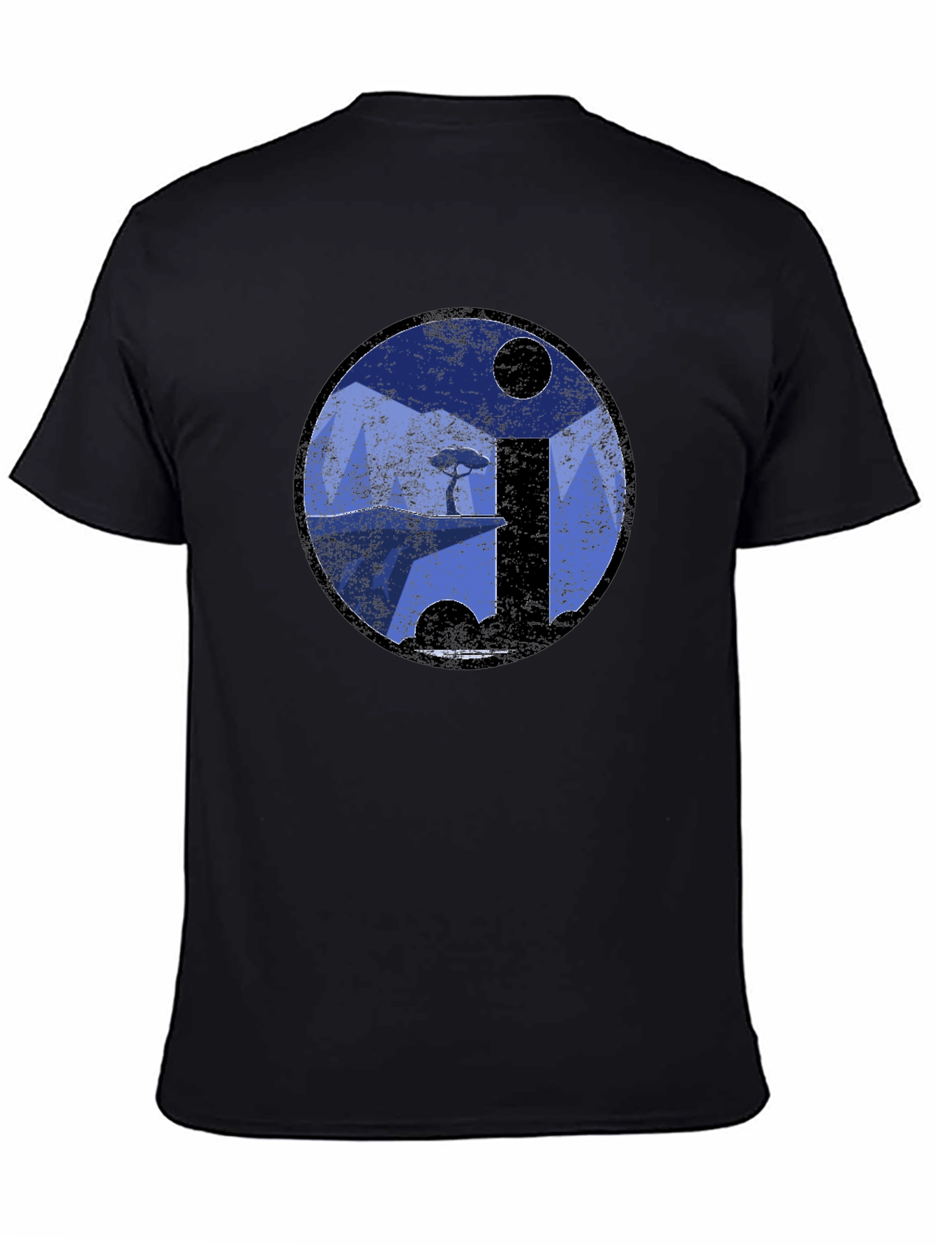 Yin Yang Landscape T-Shirt - Artistic Balance
