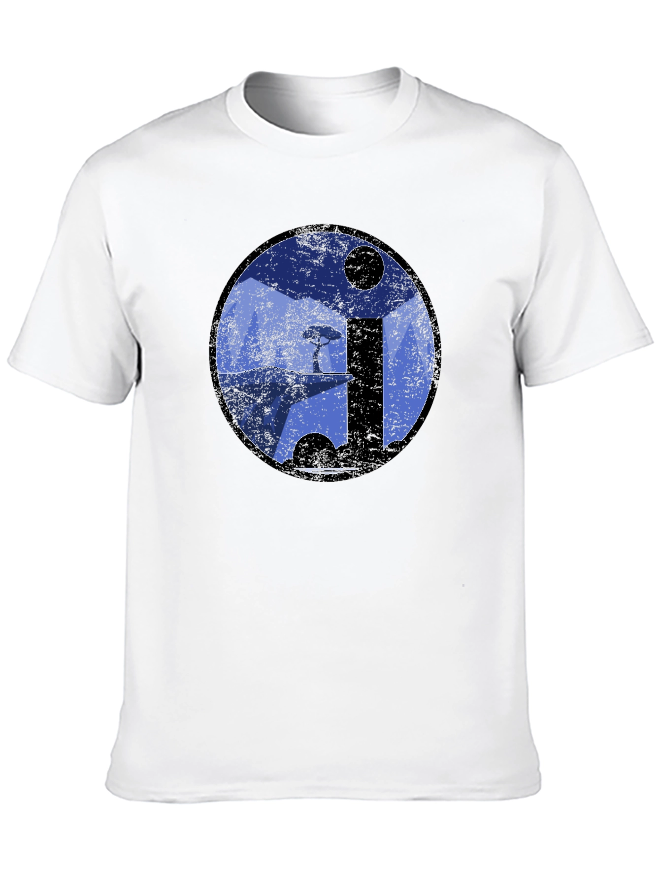 Yin Yang Landscape T-Shirt - Artistic Balance