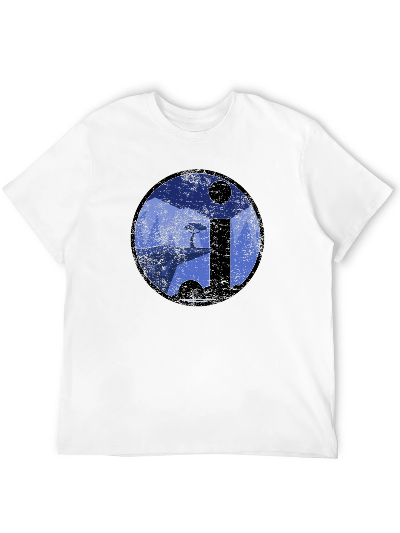 Yin Yang Landscape T-Shirt - Artistic Balance