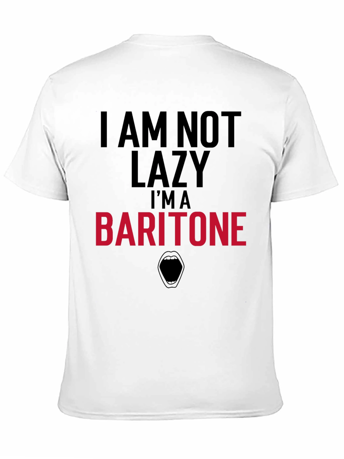Baritone Musician T-Shirt - Im Not Lazy!