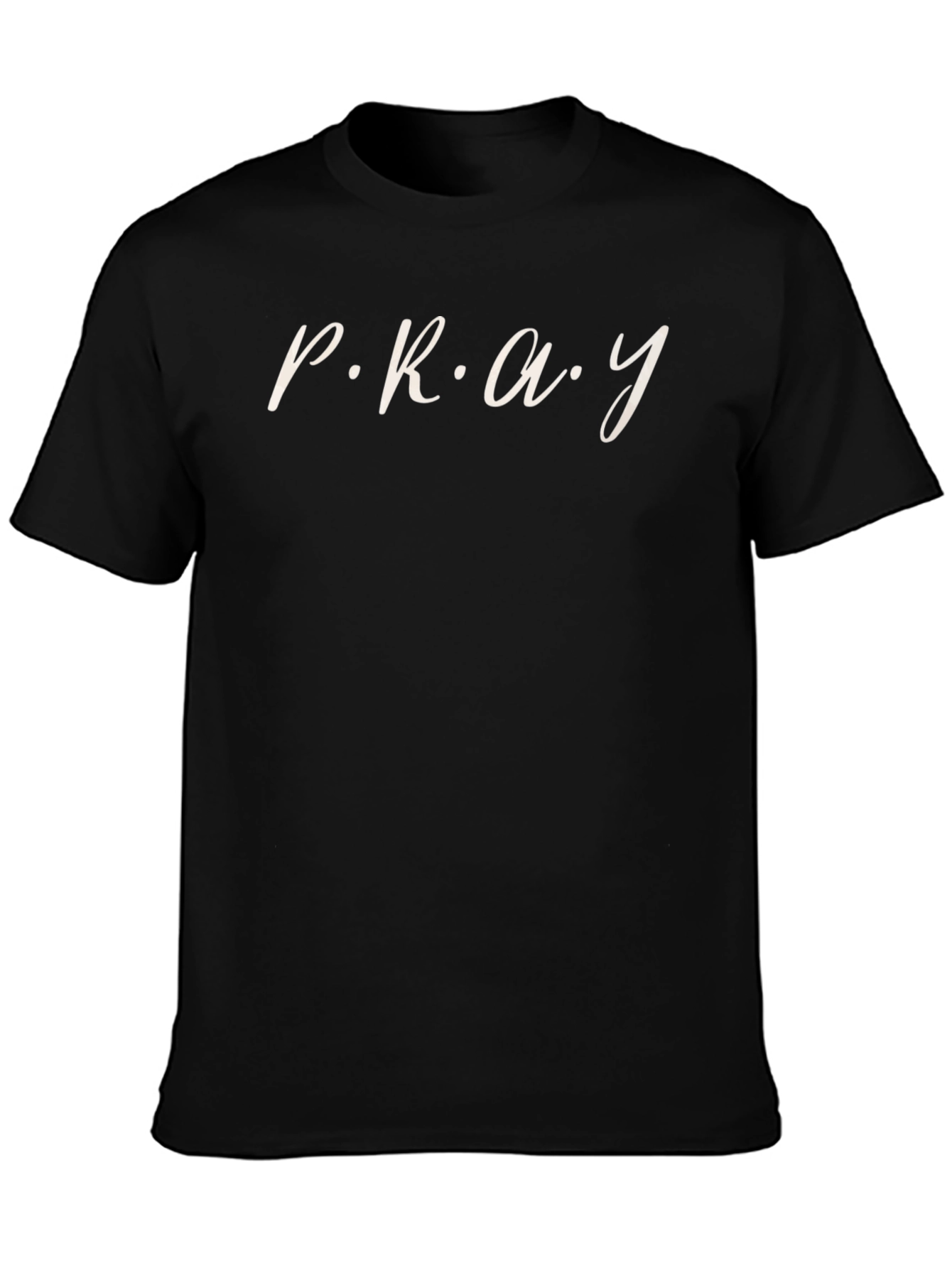 Pray Black T-Shirt - Faith Inspired Tee
