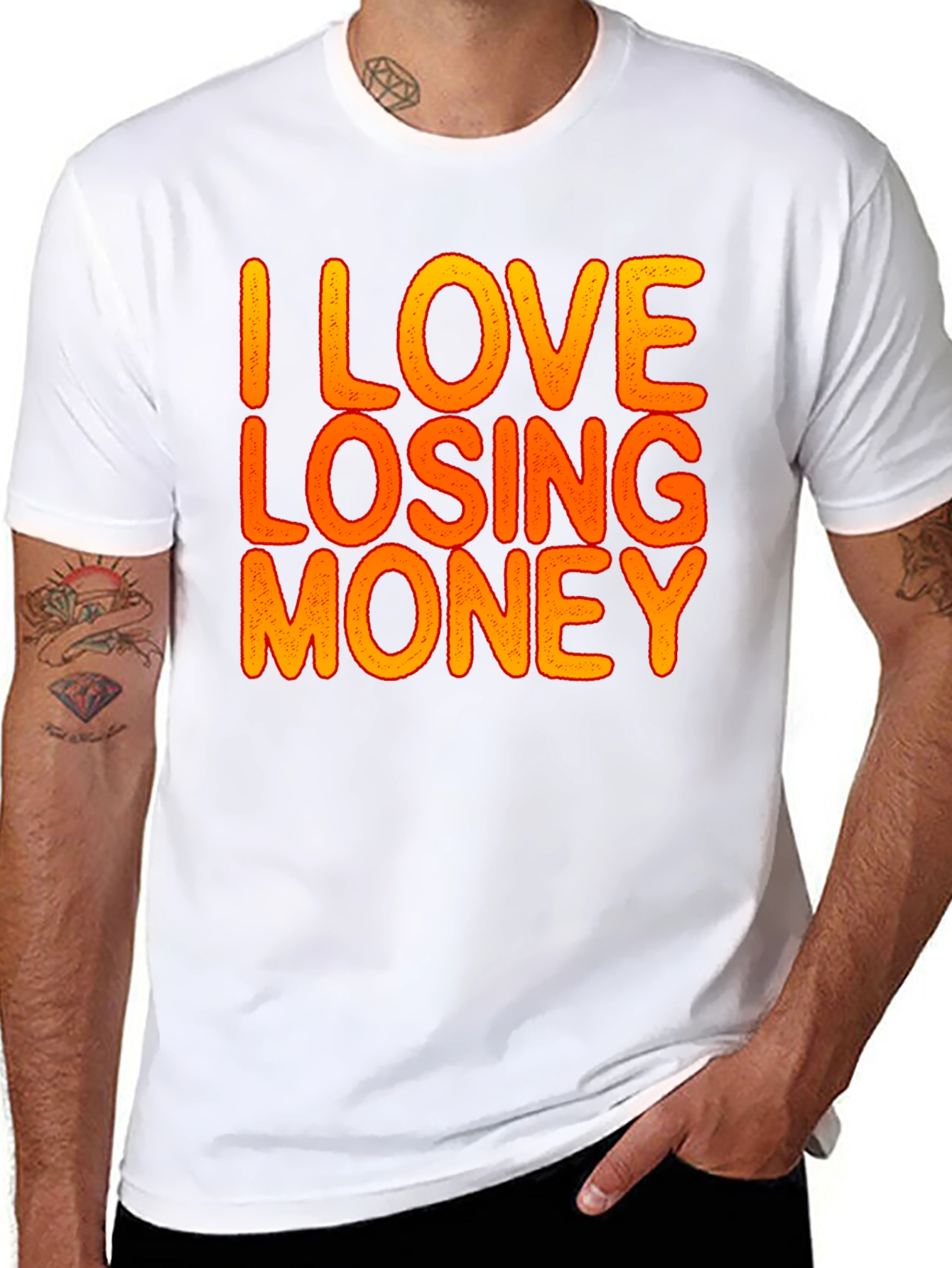 I Love Losing Money Graphic Tee