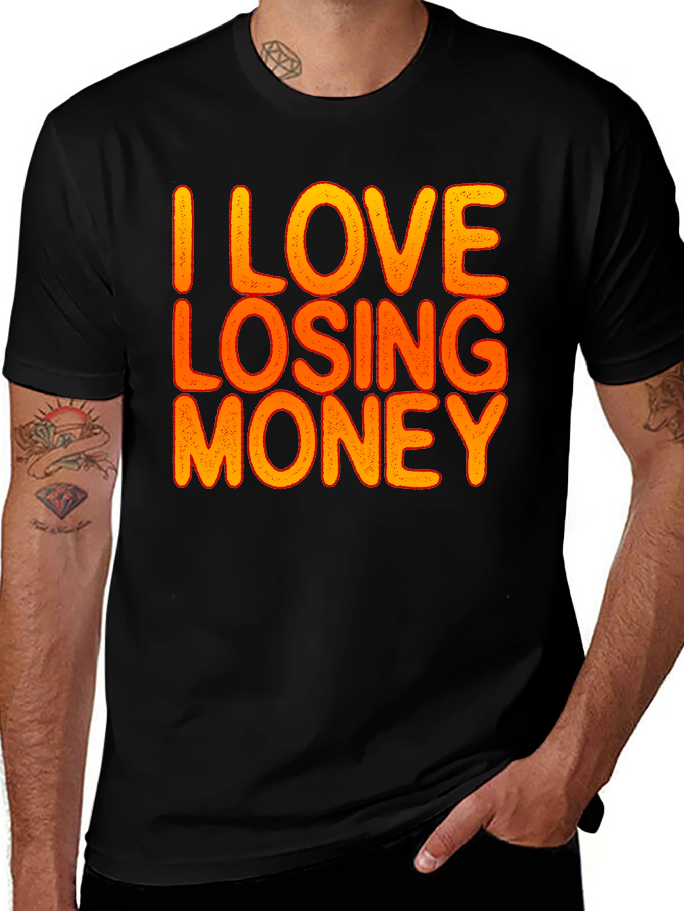I Love Losing Money Graphic Tee
