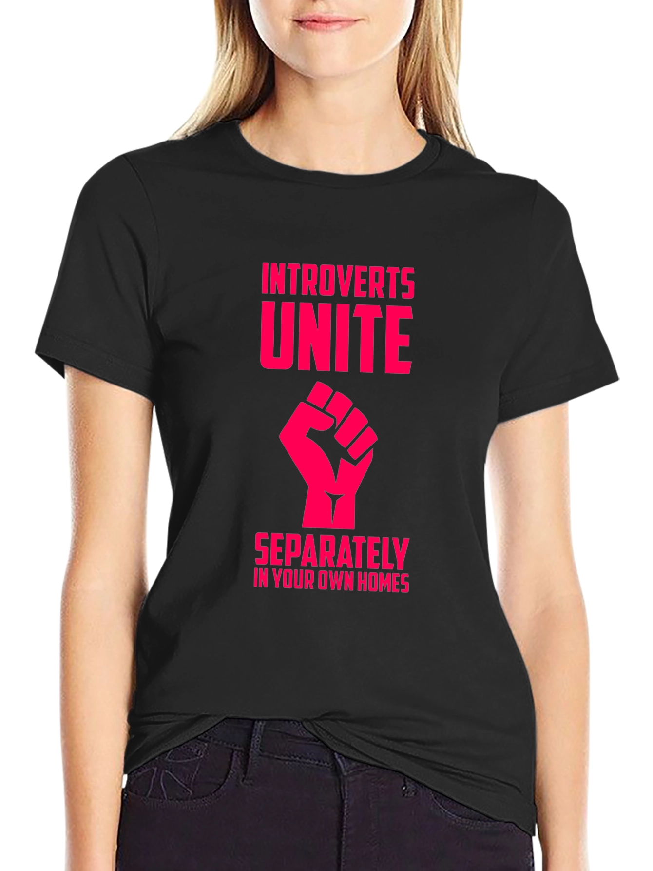 Introvert Unite T-Shirt - Funny Slogan Tee