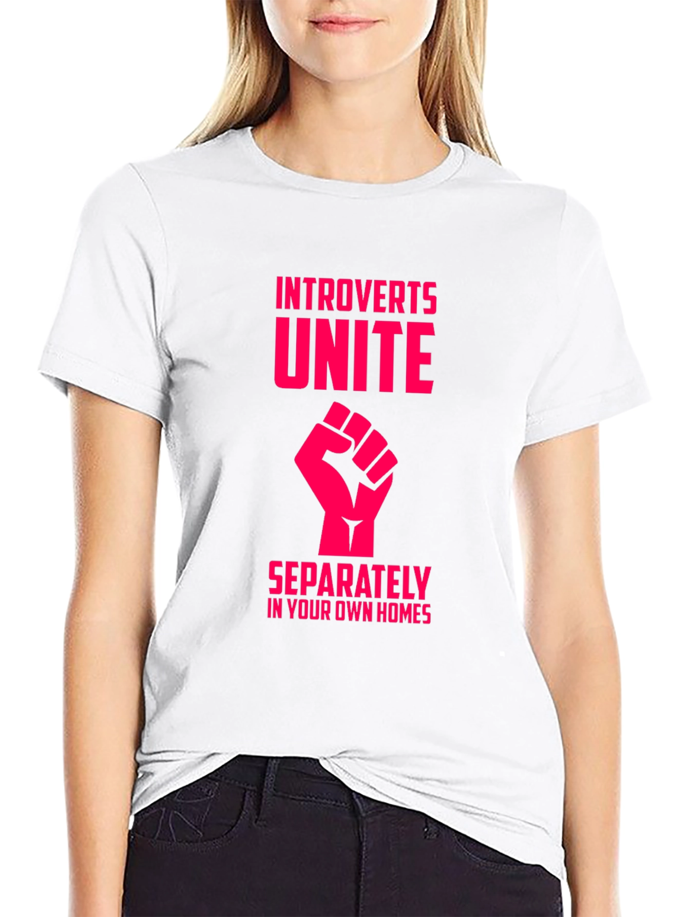 Introvert Unite T-Shirt - Funny Slogan Tee