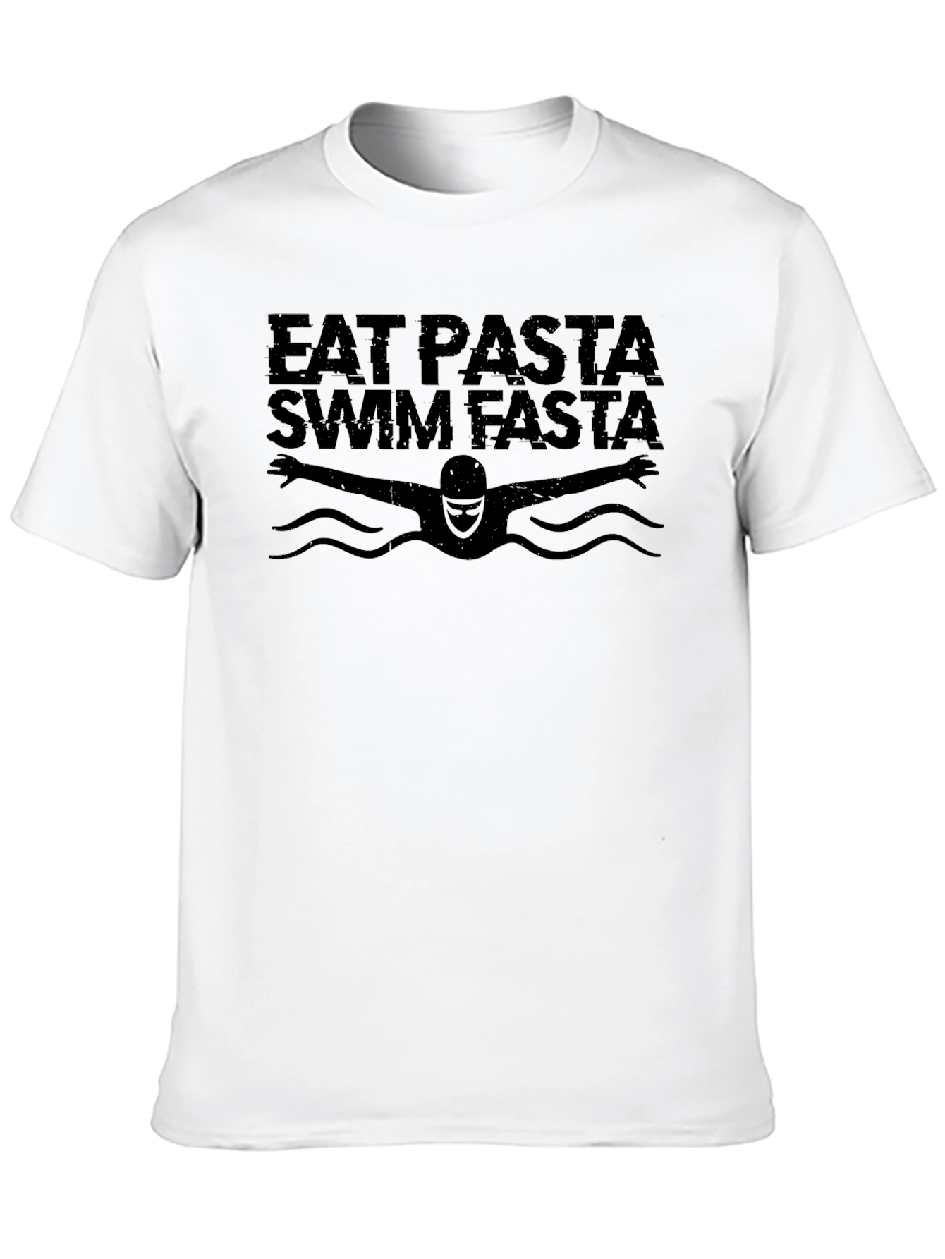 Eat Pasta Swim Fasta Graphic T-Shirt