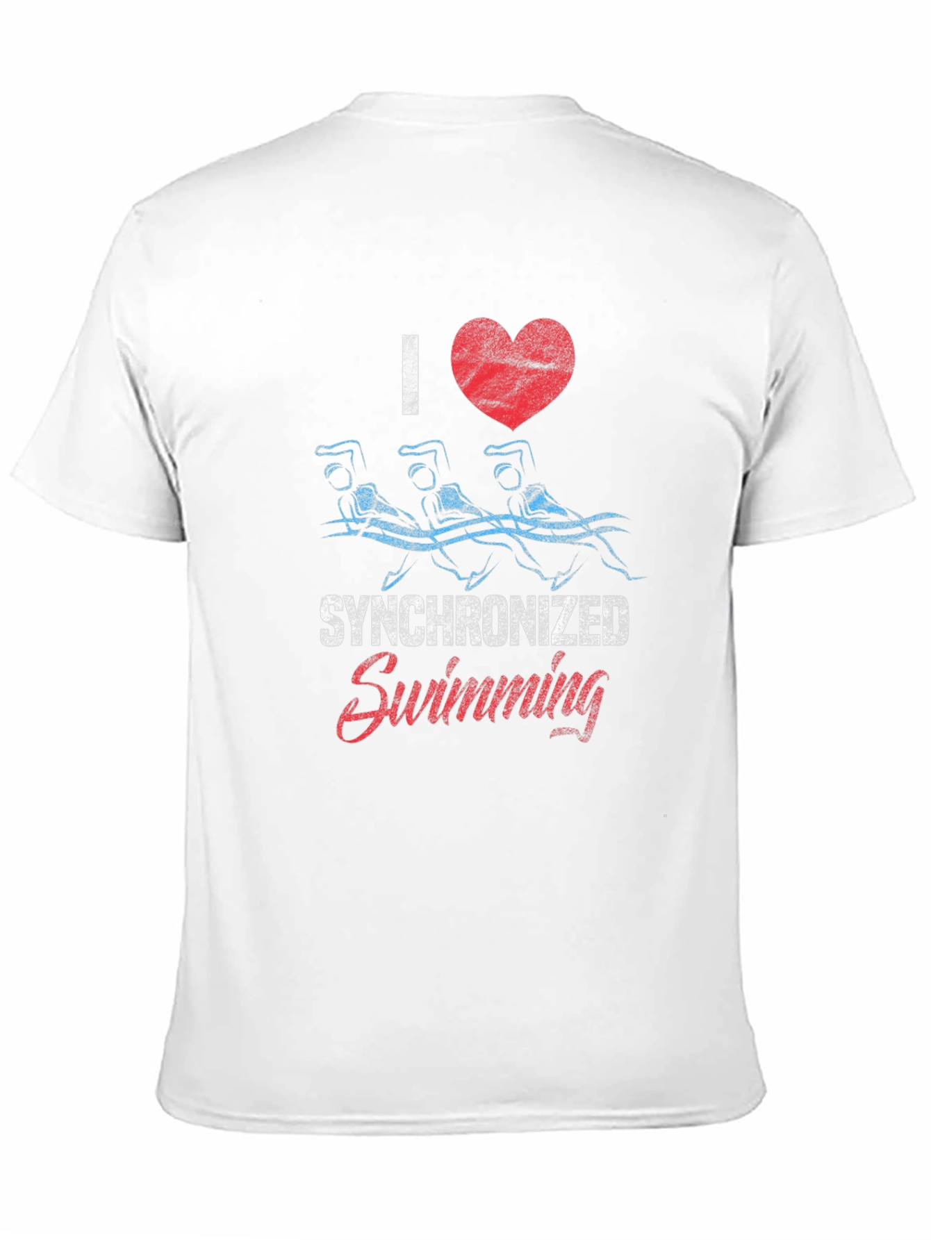 I Love Synchronized Swimming Graphic Tee