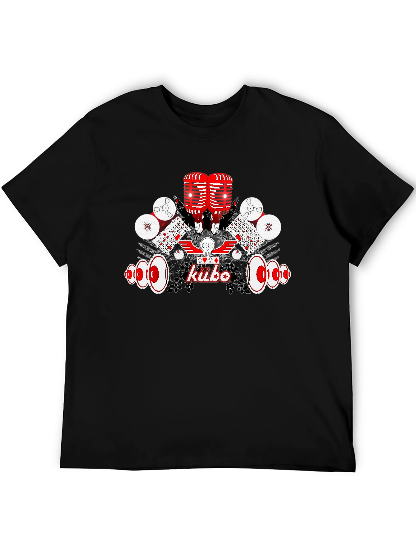 Kubo Graphic Tee - Retro Music Vibes