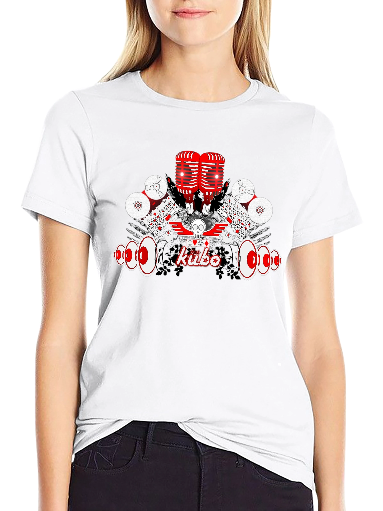 Kubo Graphic Tee - Retro Music Vibes