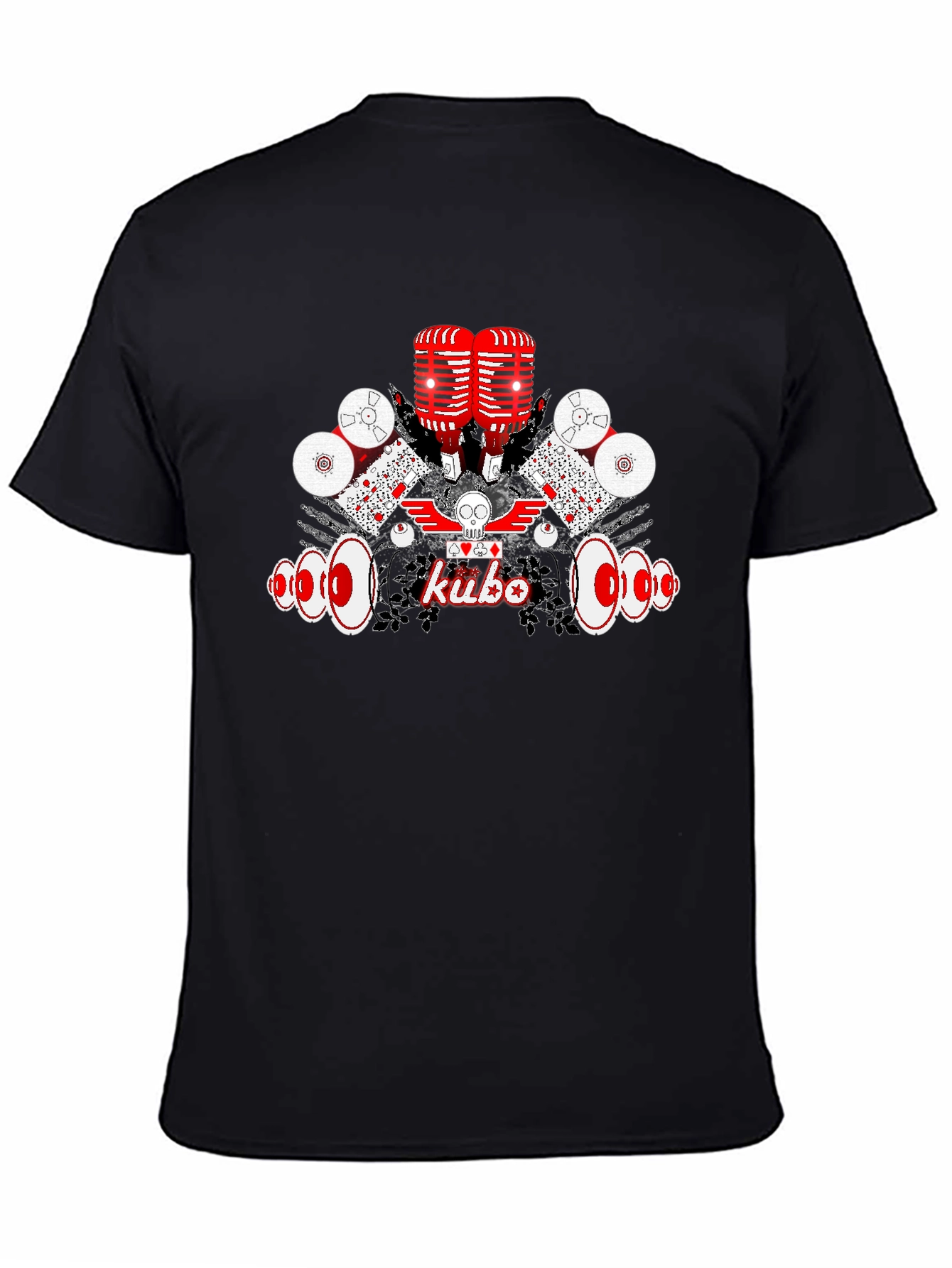Kubo Graphic Tee - Retro Music Vibes