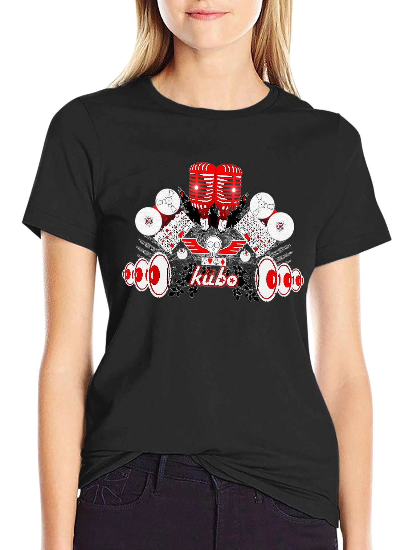 Kubo Graphic Tee - Retro Music Vibes