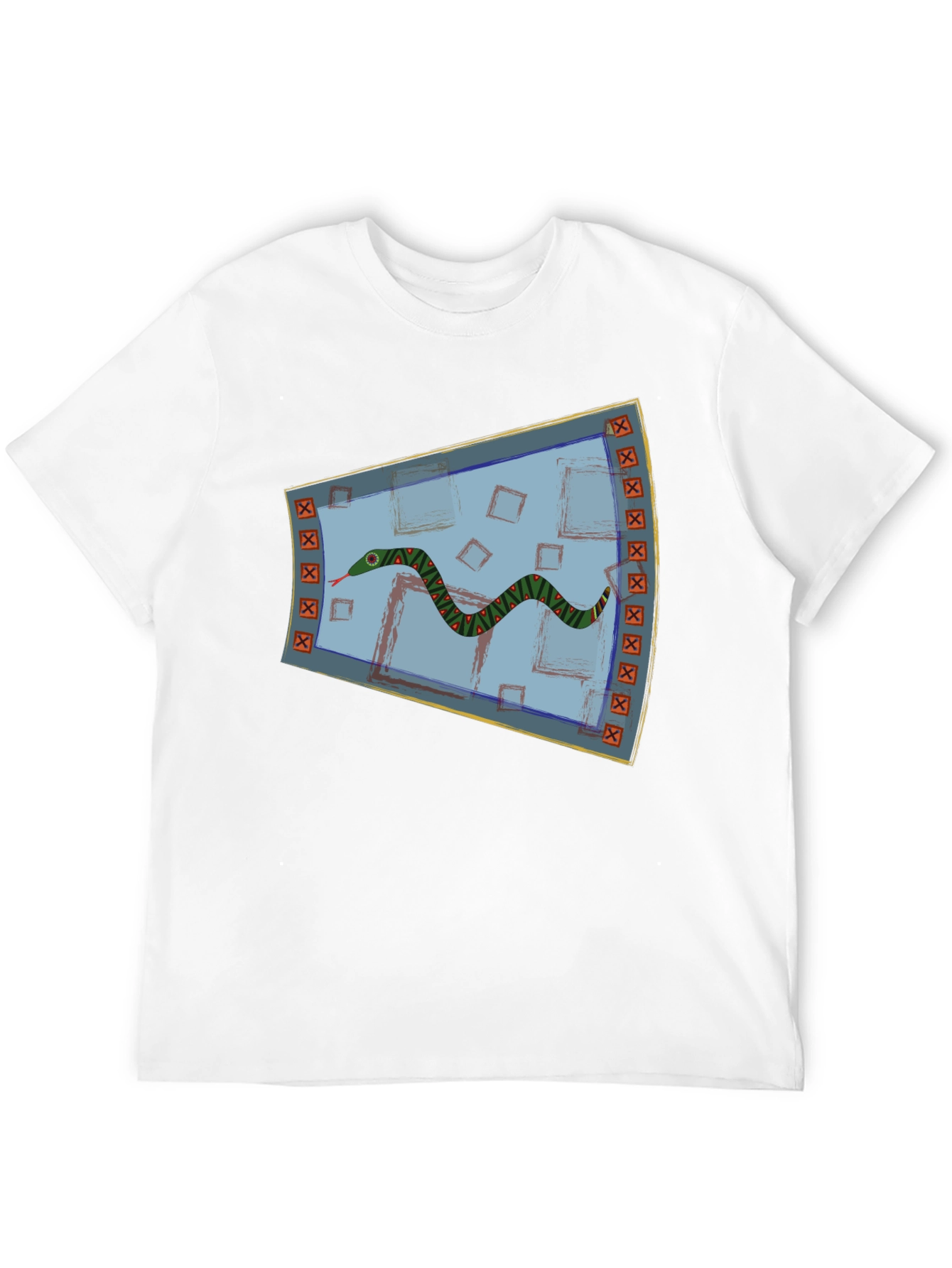 Unique Snake Graphic Tee - Soft Cotton Black T-Shirt