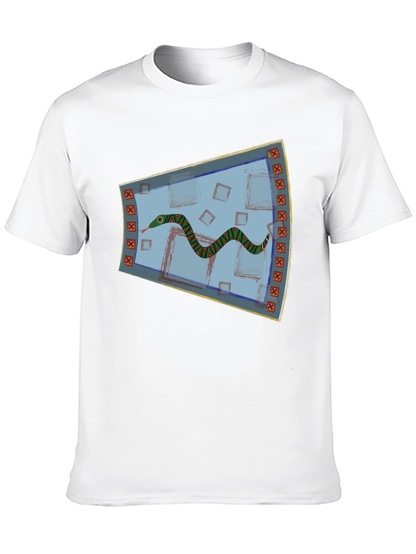 Unique Snake Graphic Tee - Soft Cotton Black T-Shirt