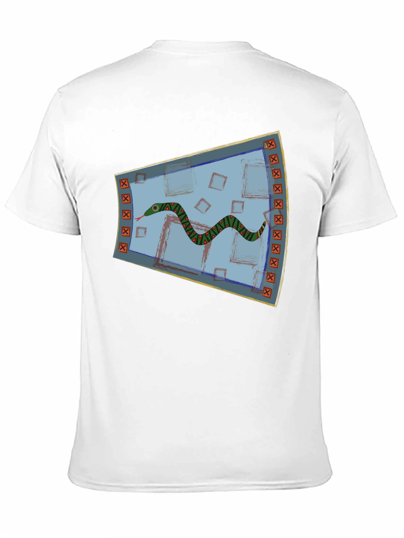 Unique Snake Graphic Tee - Soft Cotton Black T-Shirt