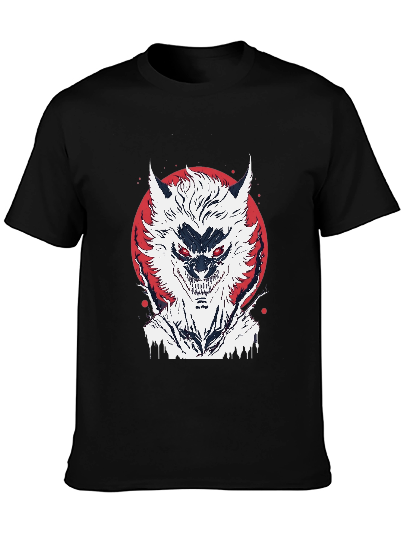 Monster Graphic Black T-Shirt