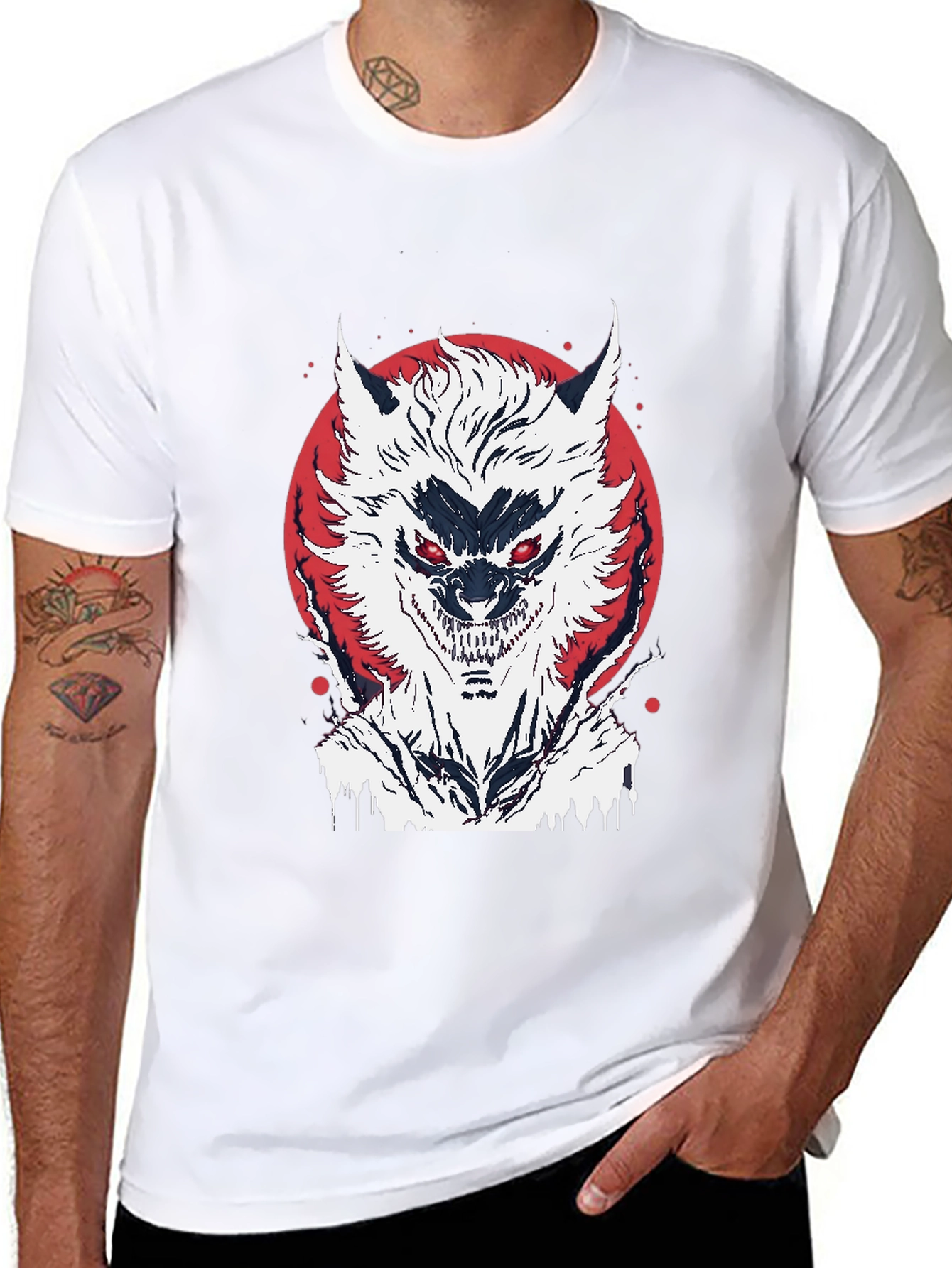 Monster Graphic Black T-Shirt