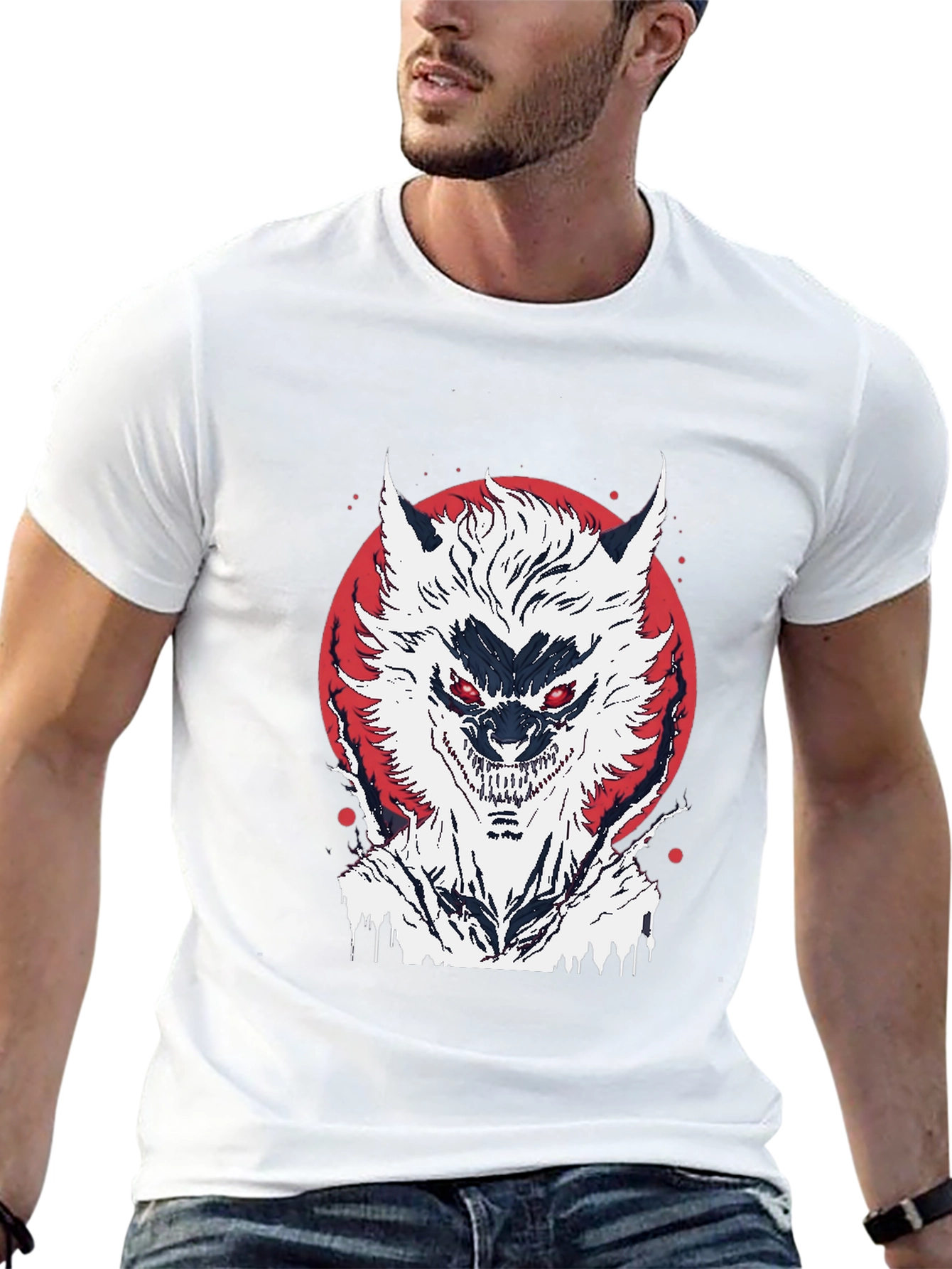 Monster Graphic Black T-Shirt