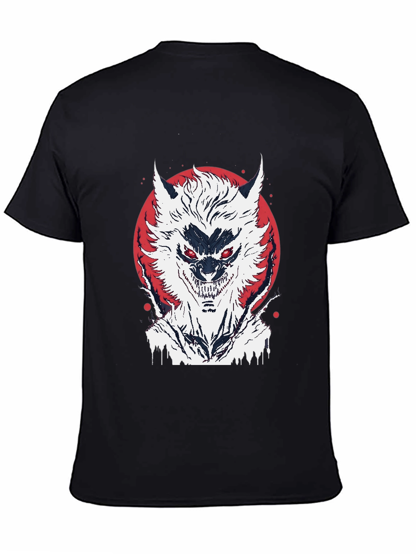 Monster Graphic Black T-Shirt