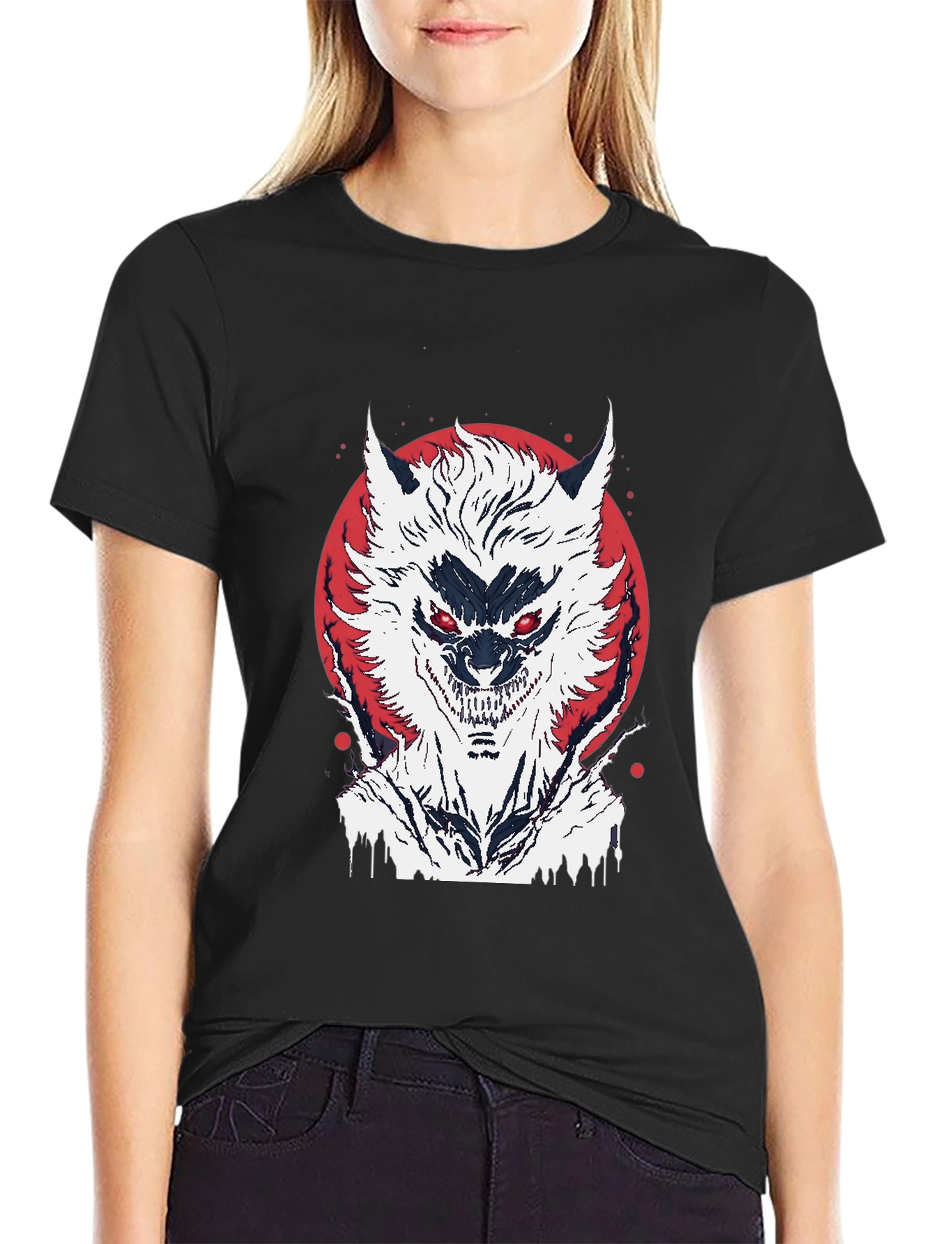 Monster Graphic Black T-Shirt
