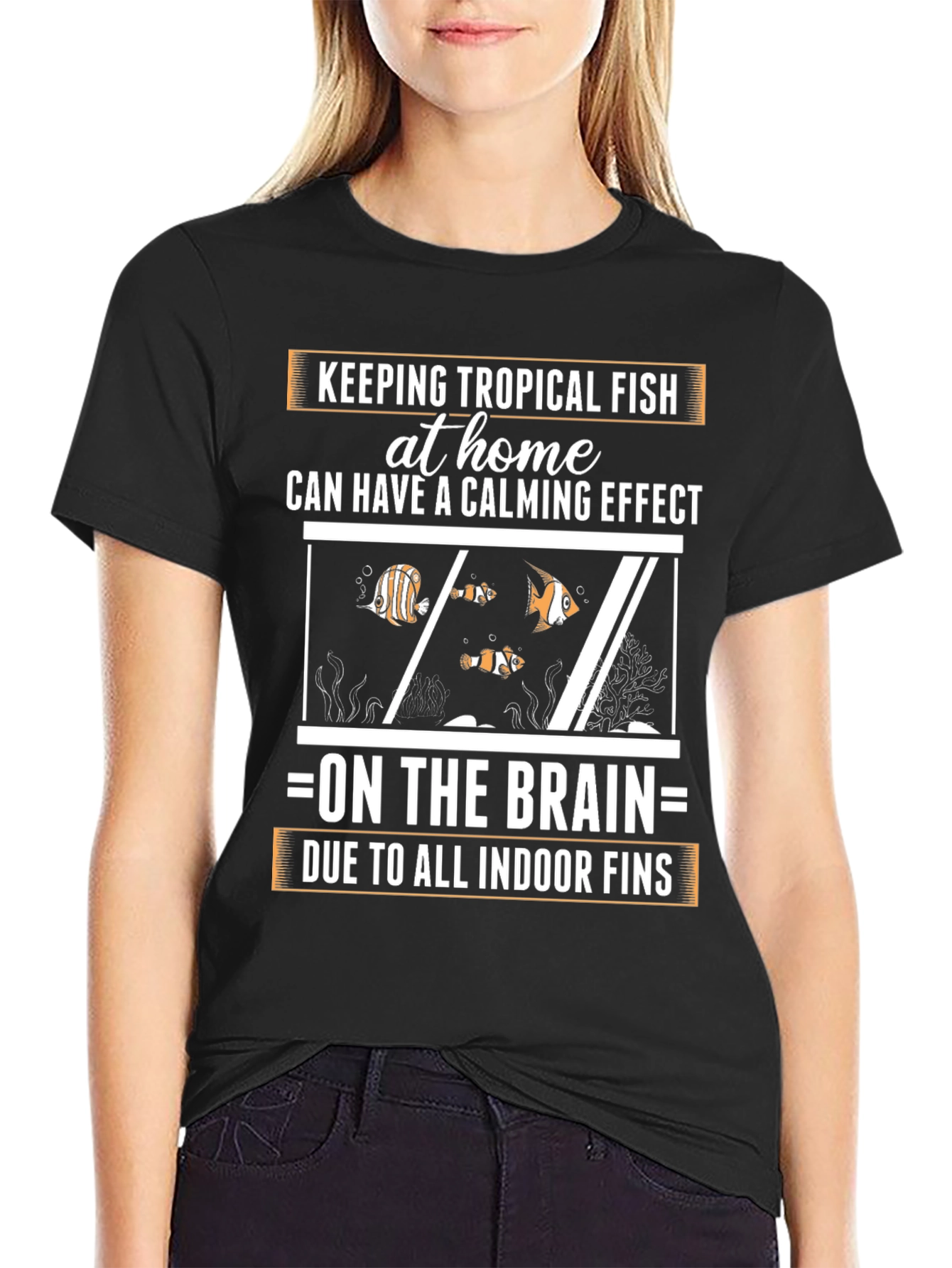 Tropical Fish Calming Effect Graphic Tee