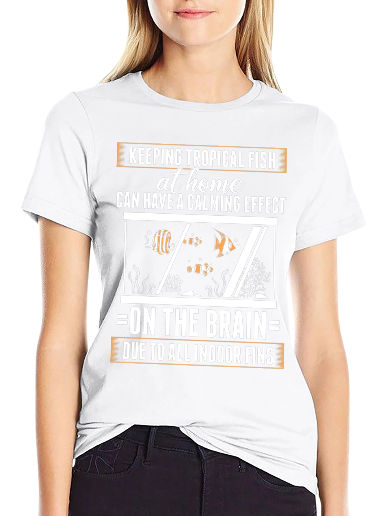 Tropical Fish Calming Effect Graphic Tee