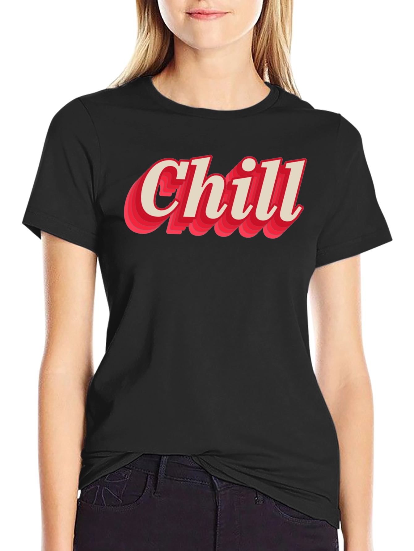 Chill Retro Graphic Tee - Relaxed Style