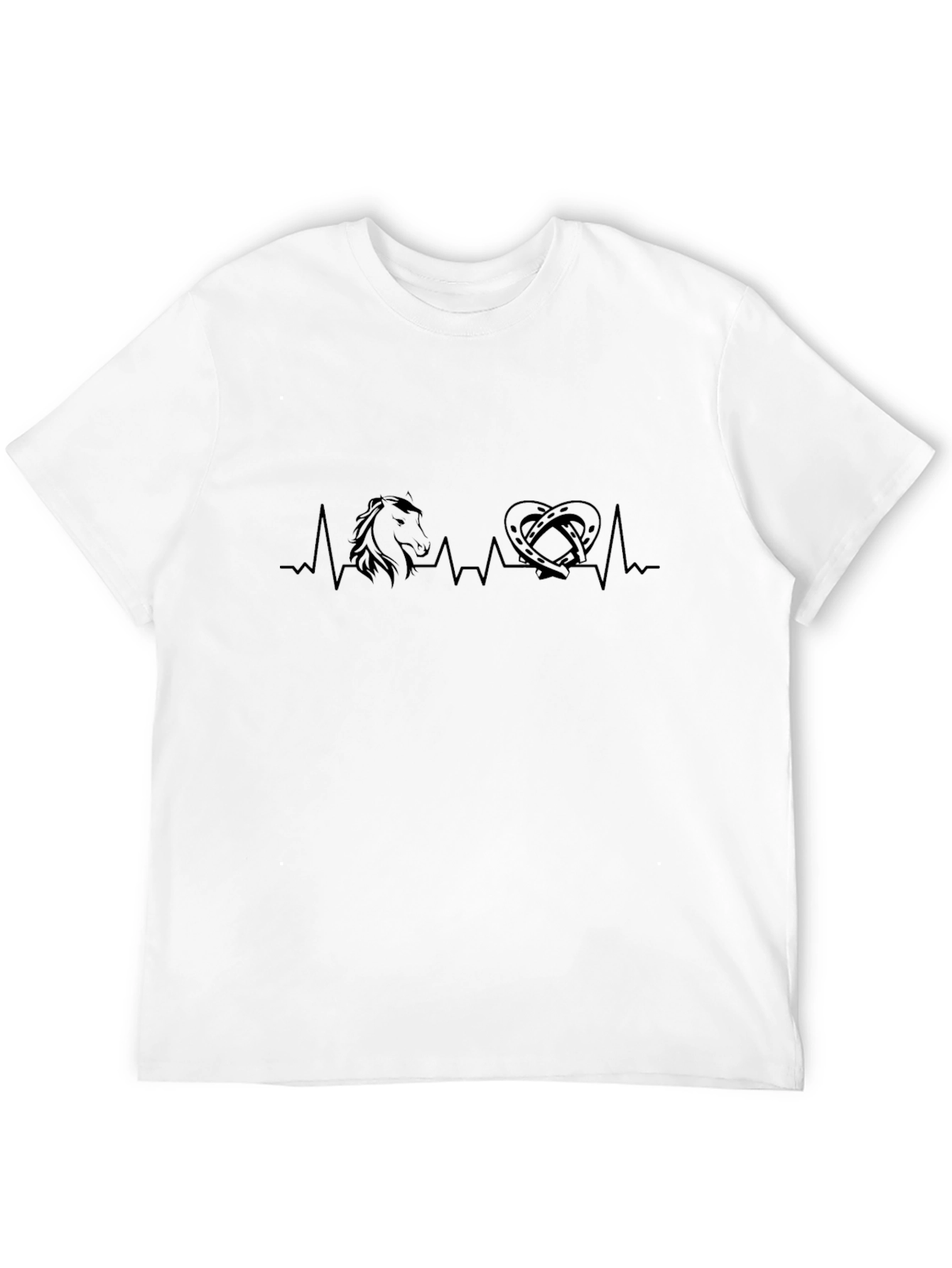Horse & Pretzel Heartbeat Graphic Tee - Unisex