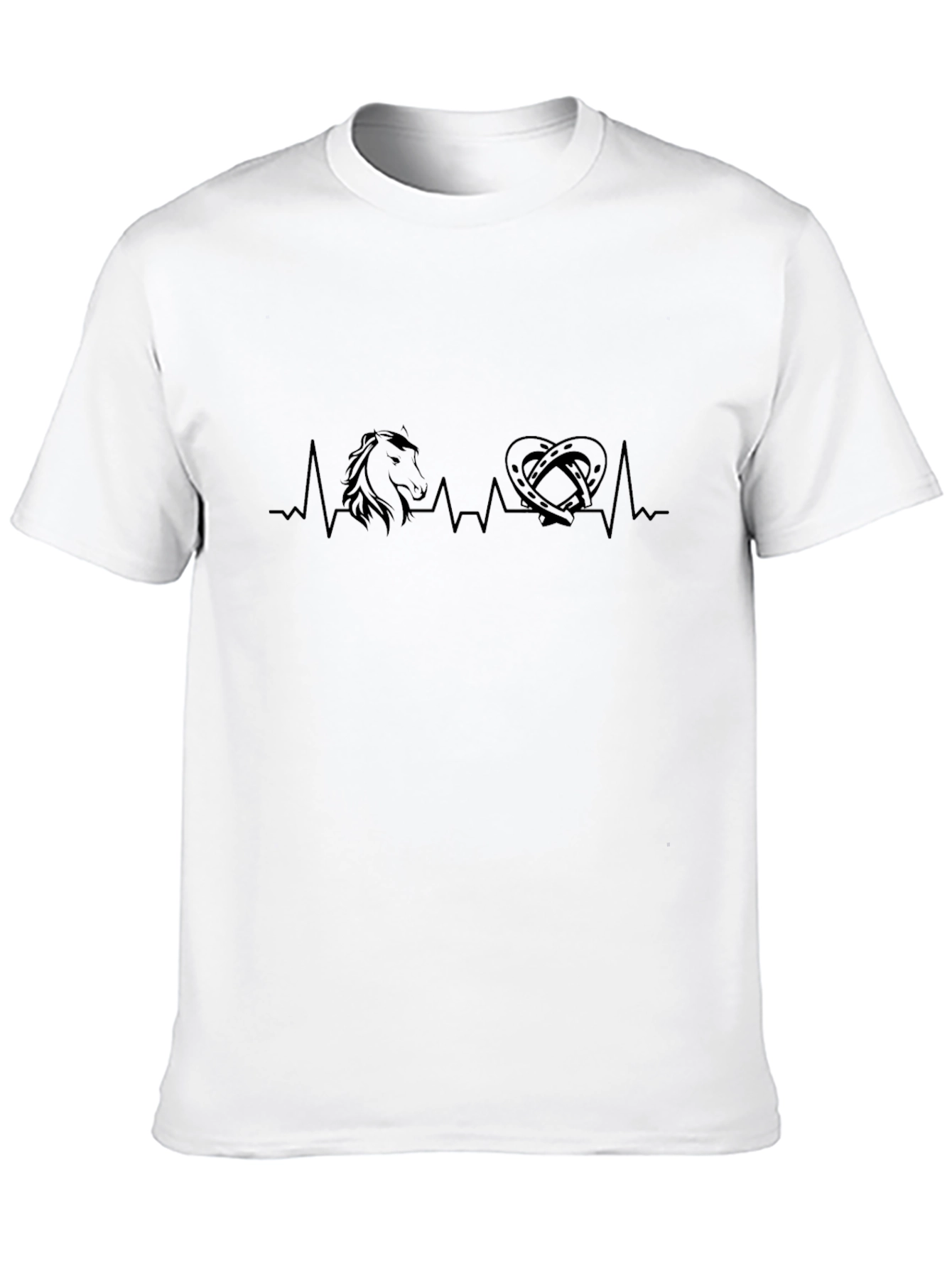 Horse & Pretzel Heartbeat Graphic Tee - Unisex