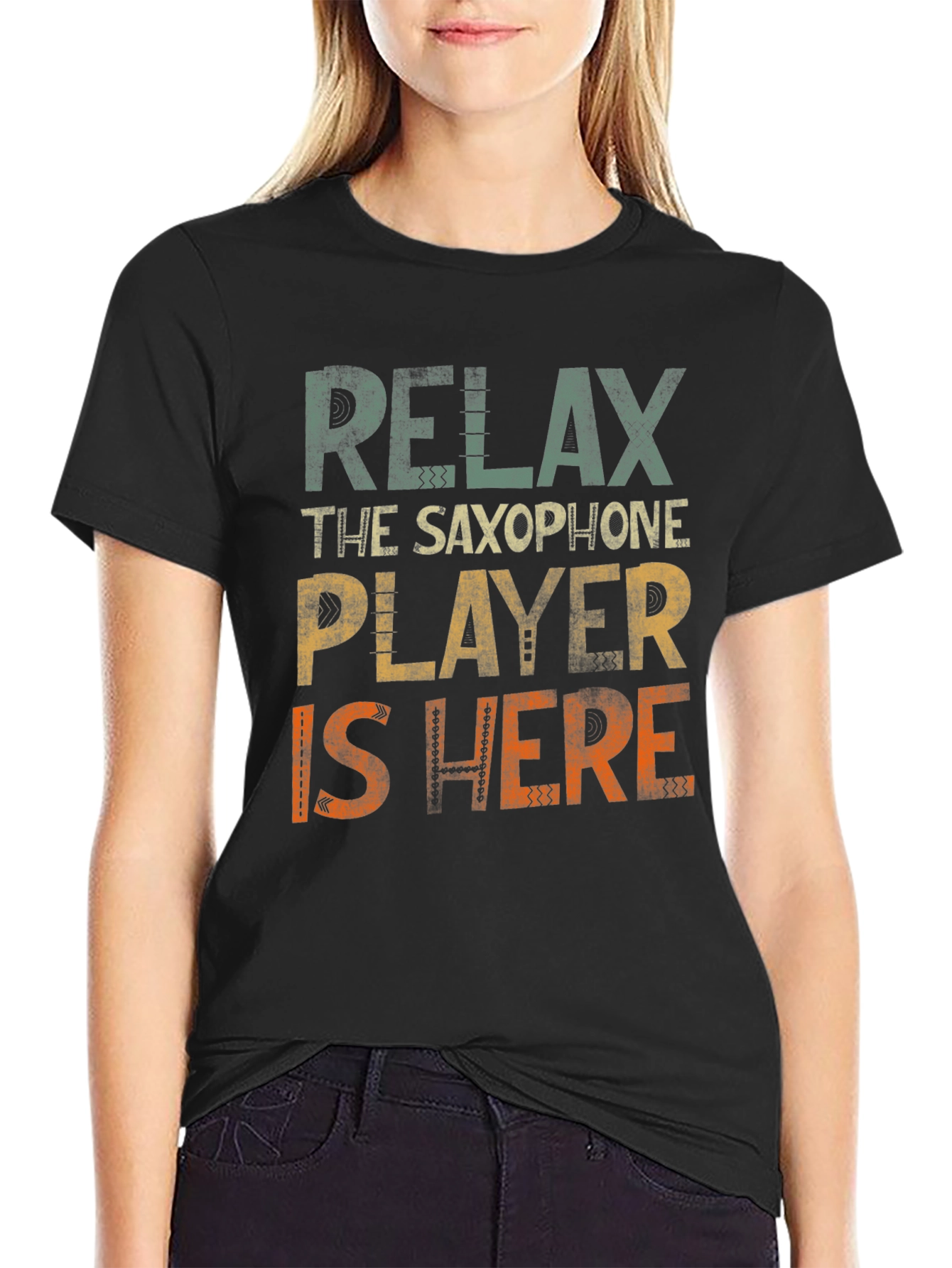 Relax Saxophone Player T-Shirt - Music Lover Tee