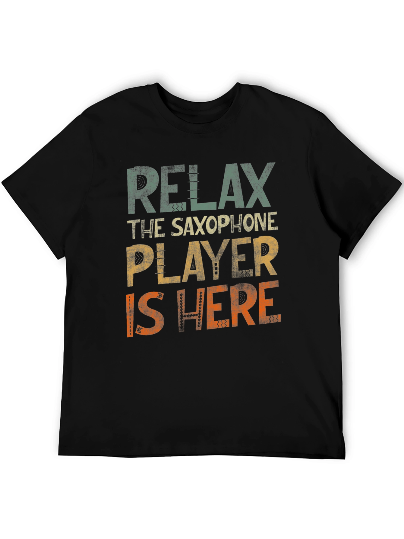 Relax Saxophone Player T-Shirt - Music Lover Tee