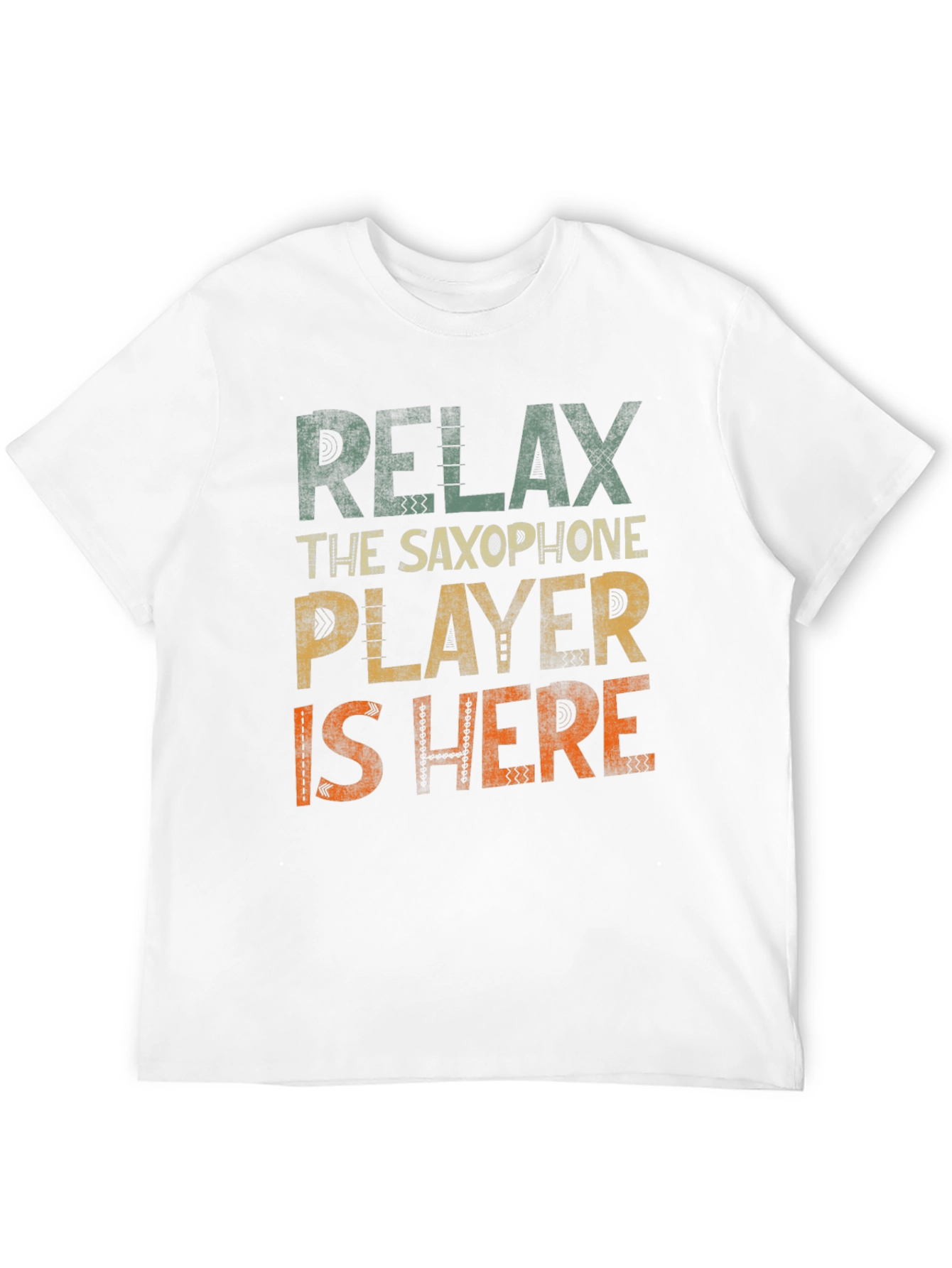 Relax Saxophone Player T-Shirt - Music Lover Tee