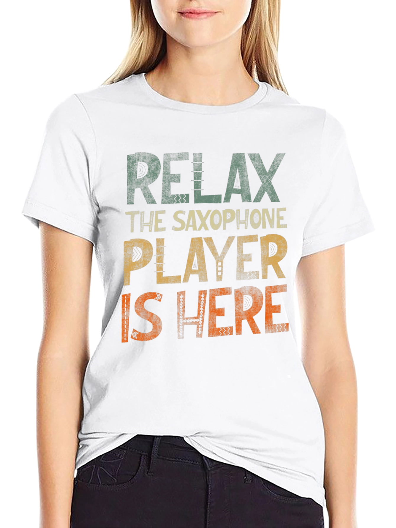Relax Saxophone Player T-Shirt - Music Lover Tee